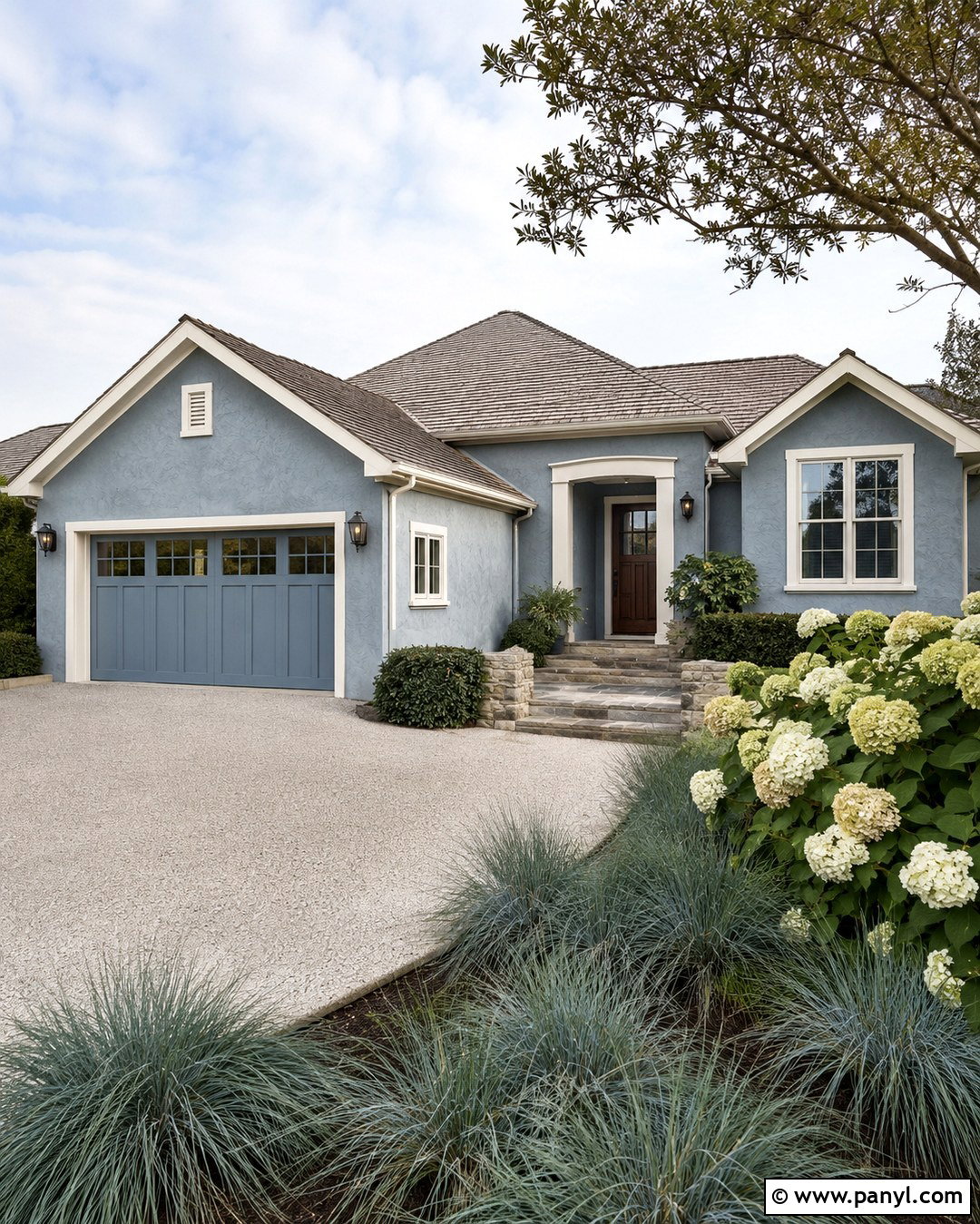Dusty Blue Stucco Wall Color - 20 Stucco Wall Colors
