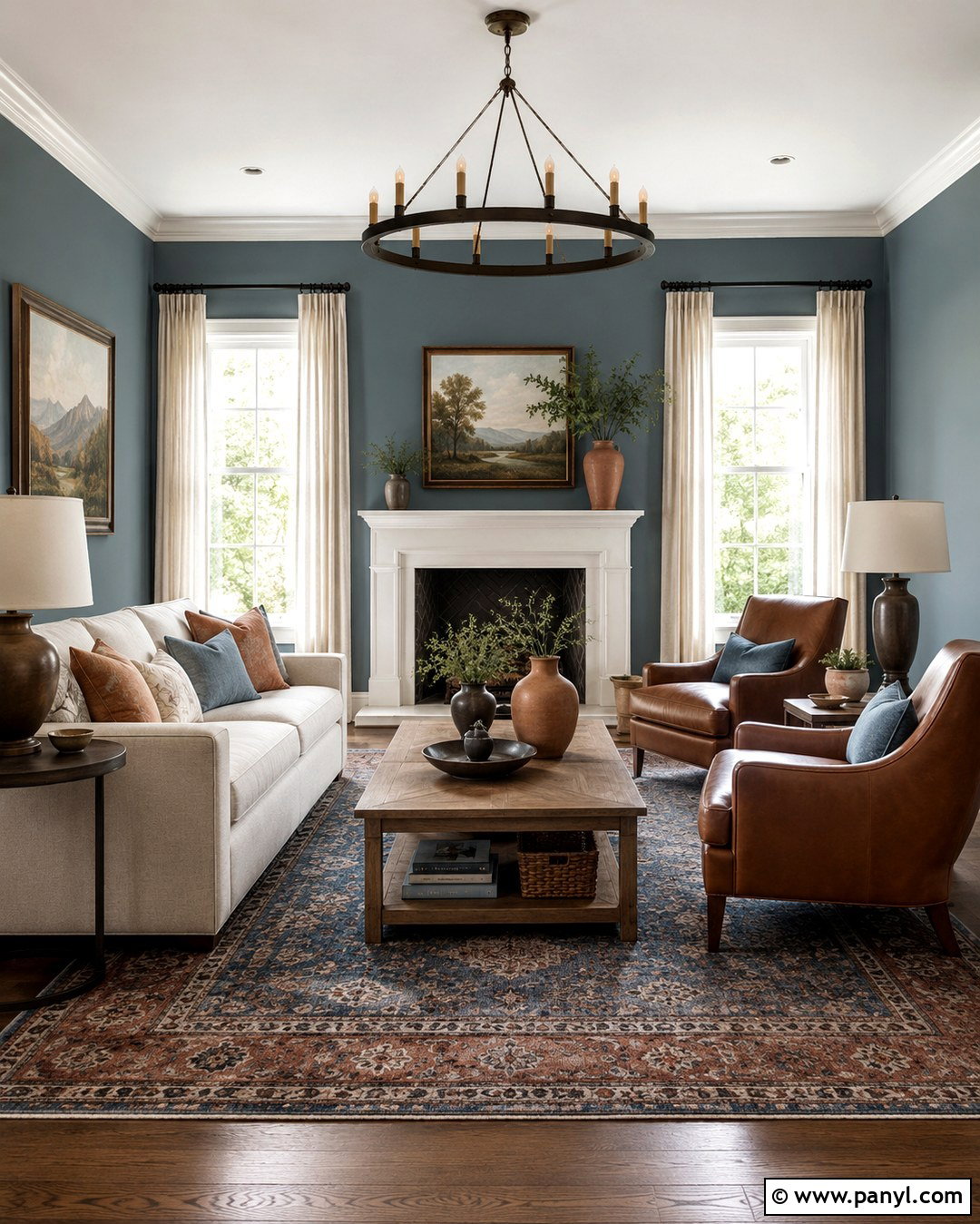 Dusty Blue Wall Color - 20 Top Wall Colors