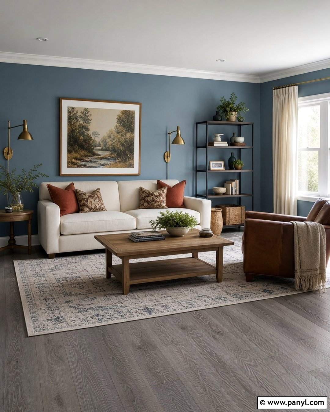 Dusty Blue Wall Color With Gray Floors - 30 wall color with gray floors