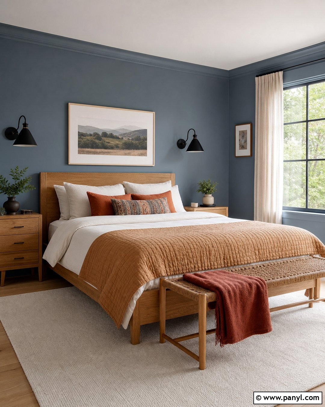 Dusty Blue Walls - 30 modern wall colors