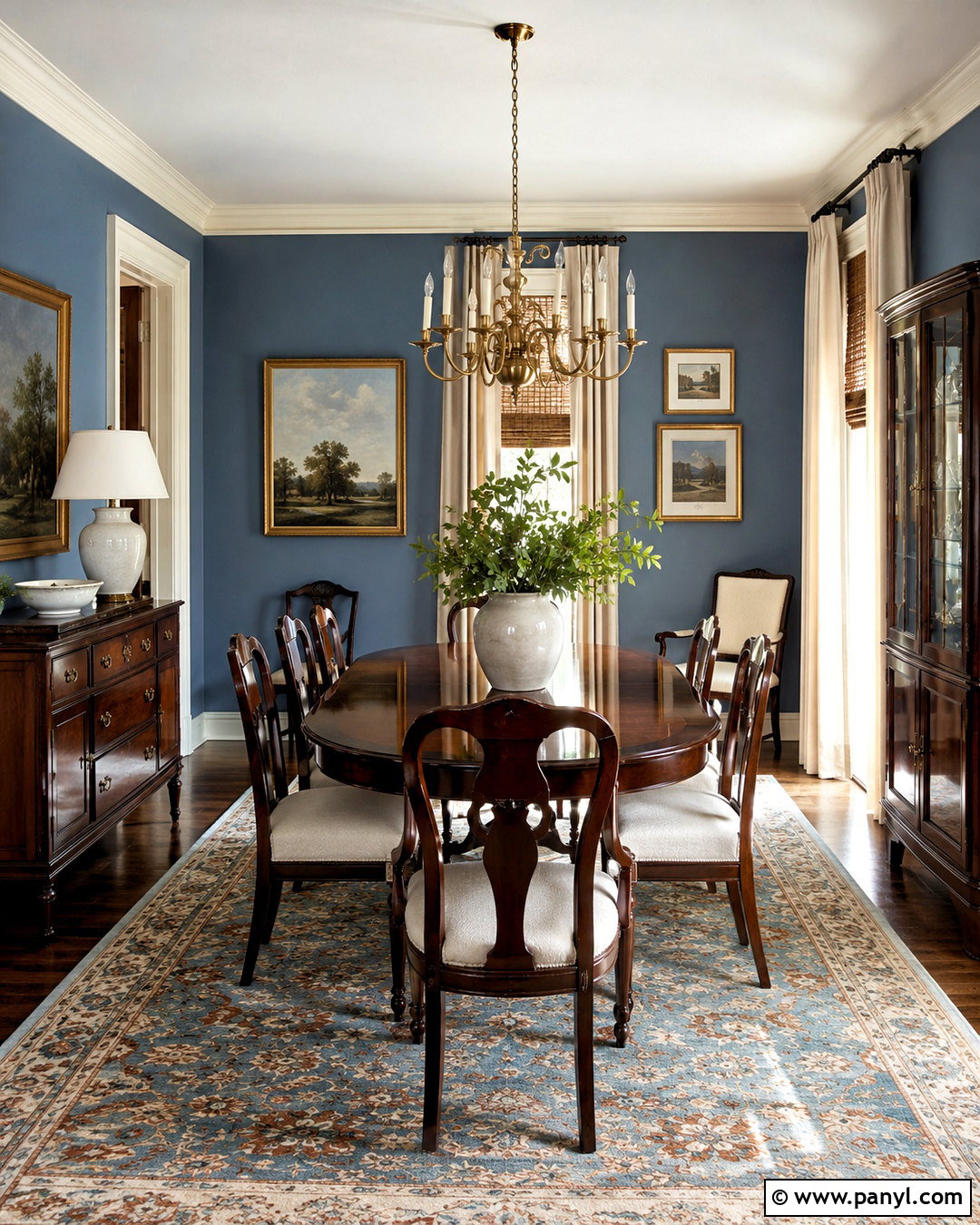 Dusty Blue Walls With Dark Wood Furniture - 20 What Color Walls Go With Dark Wood Furniture Ideas