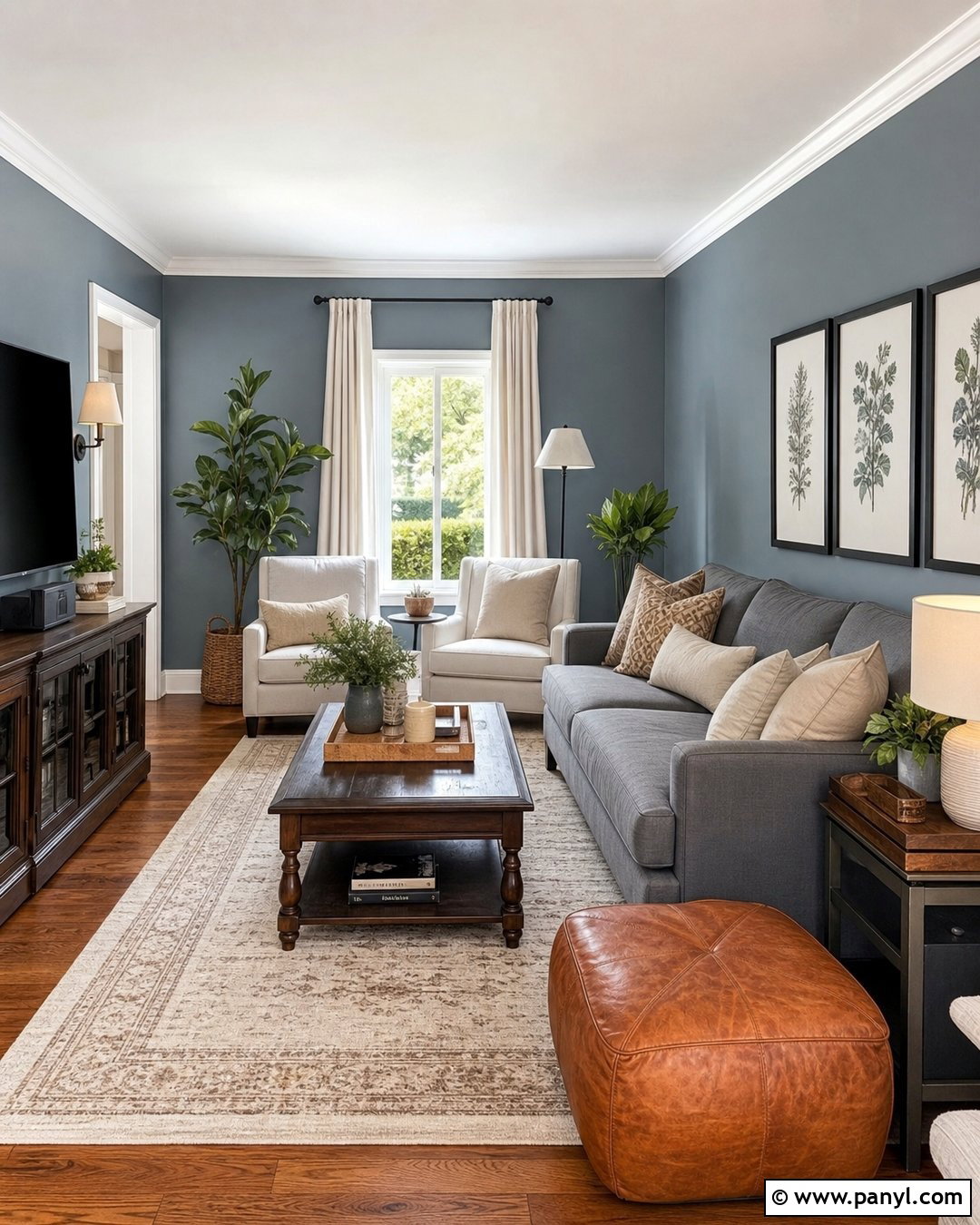 Dusty Blue Walls With Grey Sofa - 20 Best Wall Colour For Grey Sofa Ideas