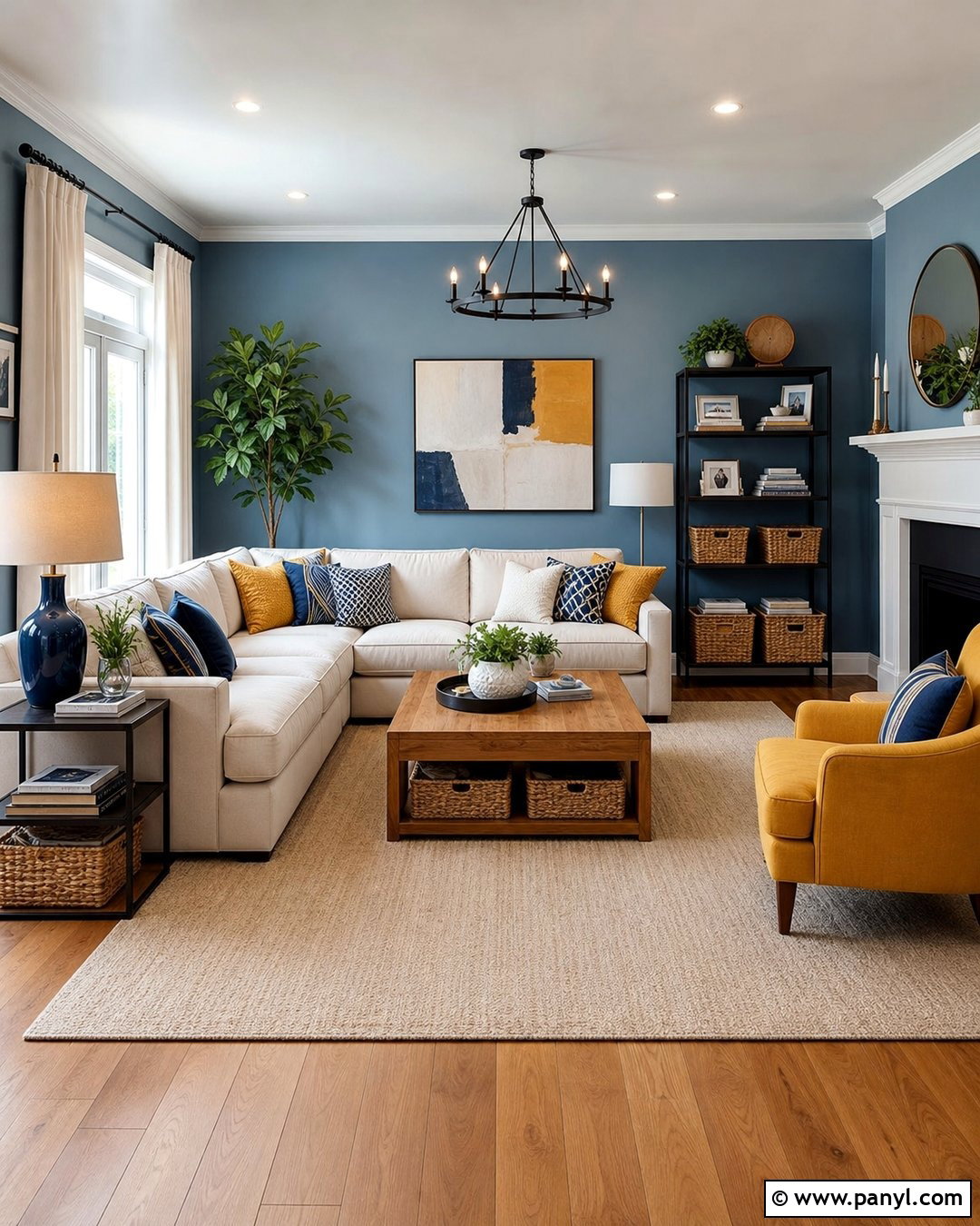 30 Dusty Blue Walls: Serene Ideas for Calm, Airy Modern Rooms