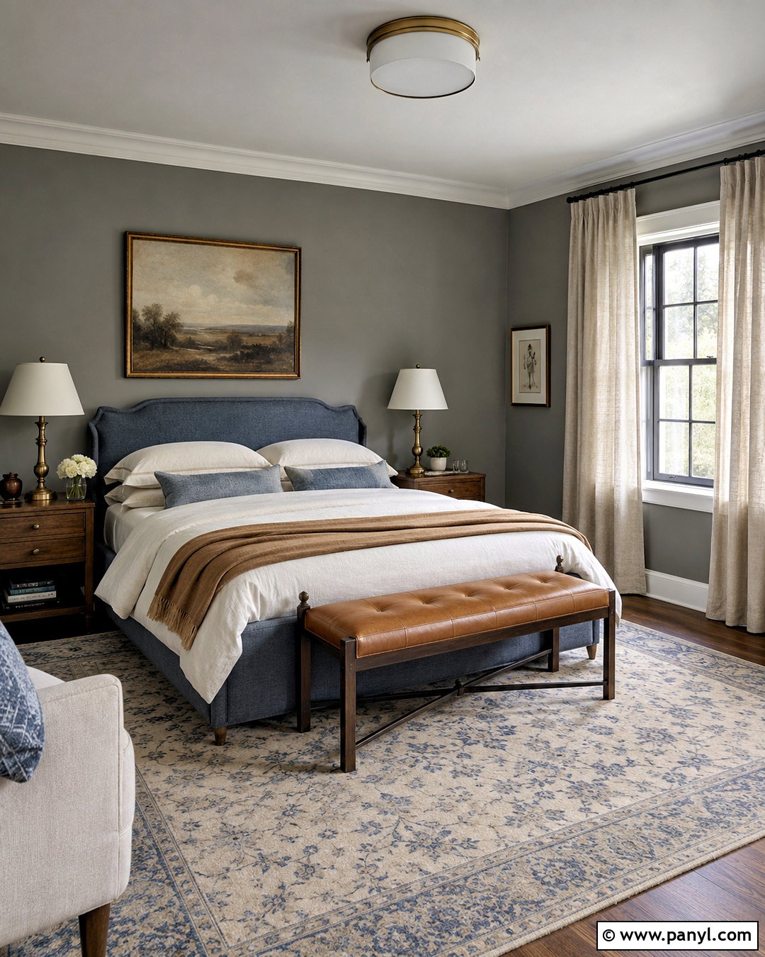 Dusty Blue With Gray Walls - 20 What Goes With Gray Walls