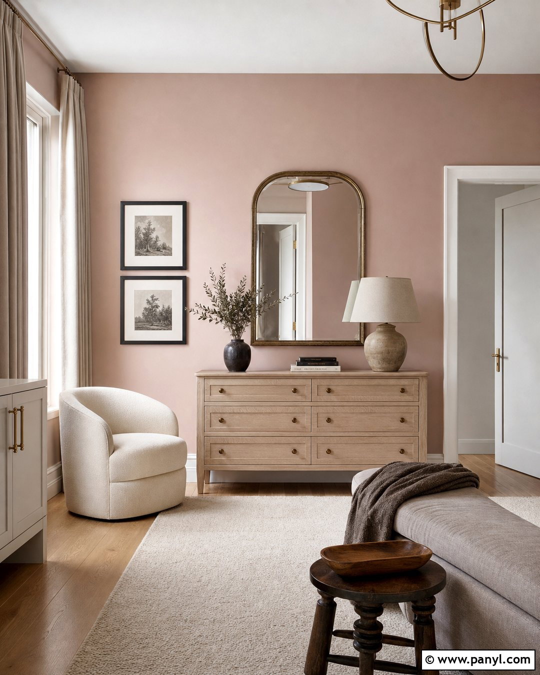 Dusty Blush Neutral Wall Color - 45 Neutral Wall Color Ideas