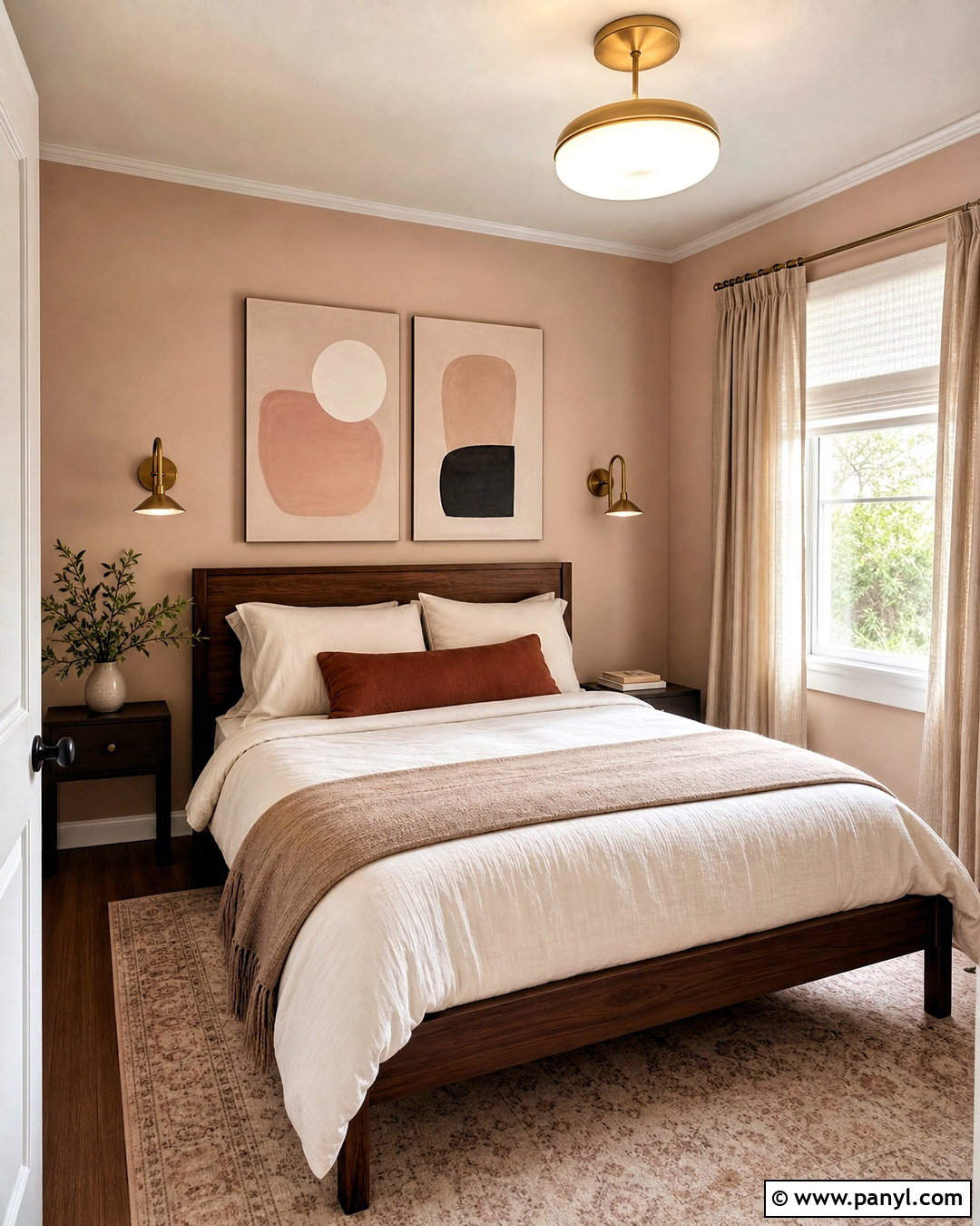 Dusty Blush Small Bedroom - 20 bedroom paint ideas for small rooms