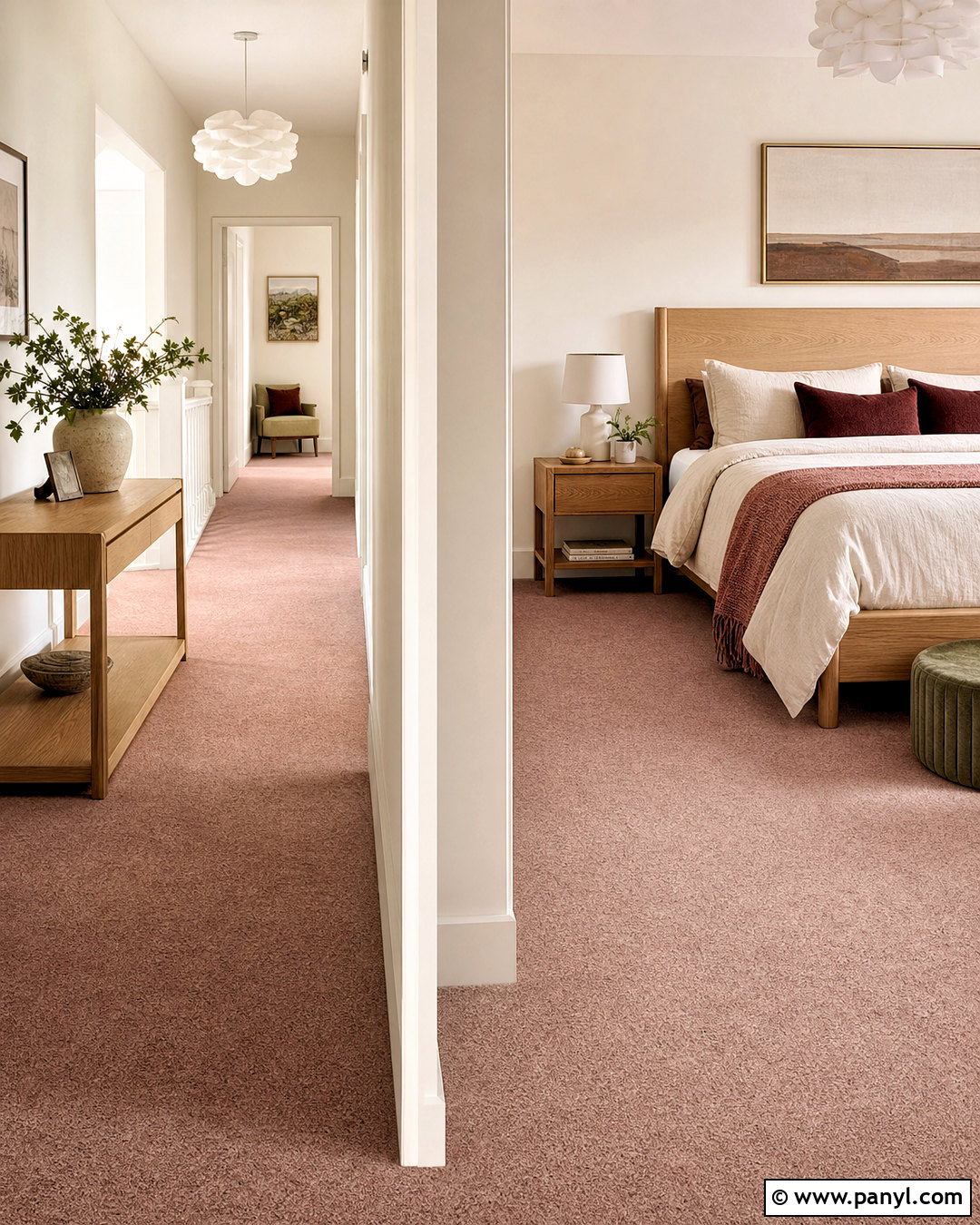 Dusty Blush Upstairs Carpet - 20 upstairs carpet ideas