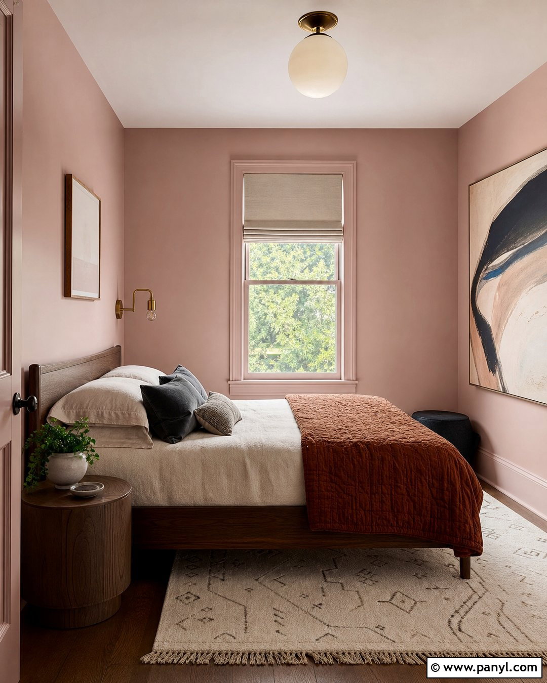 Dusty Blush Wall Color For Small Bedroom - 30 small room wall color ideas