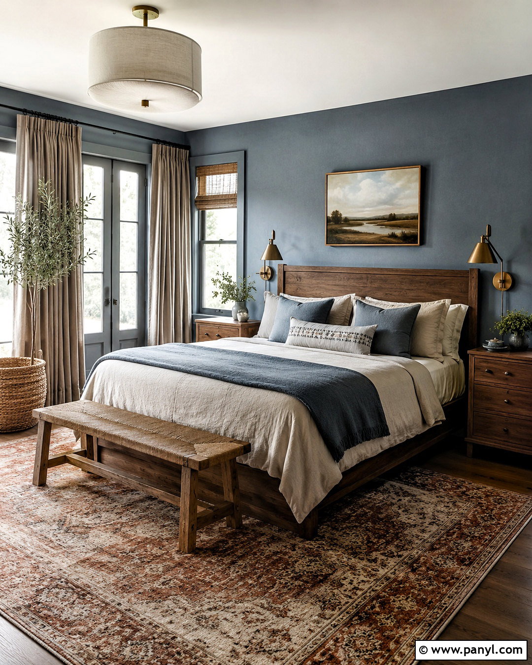 Dusty Denim Blue Gray Bedroom - 20 blue gray bedroom colors