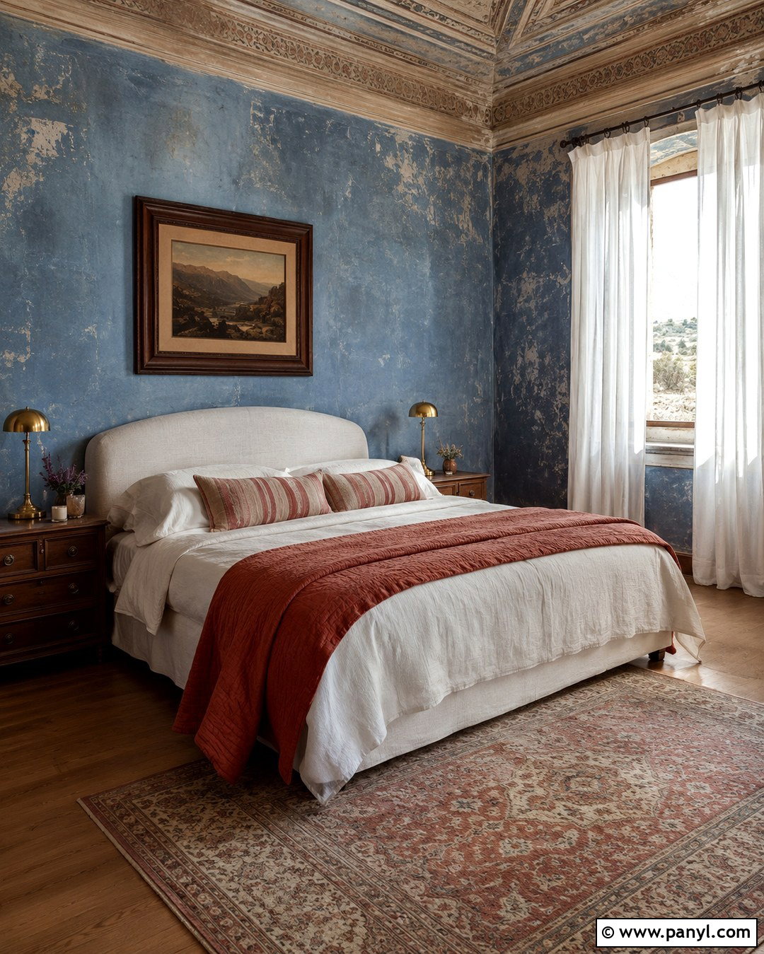 Dusty Fresco Blue Italian Walls - 20 Italian Wall Colors