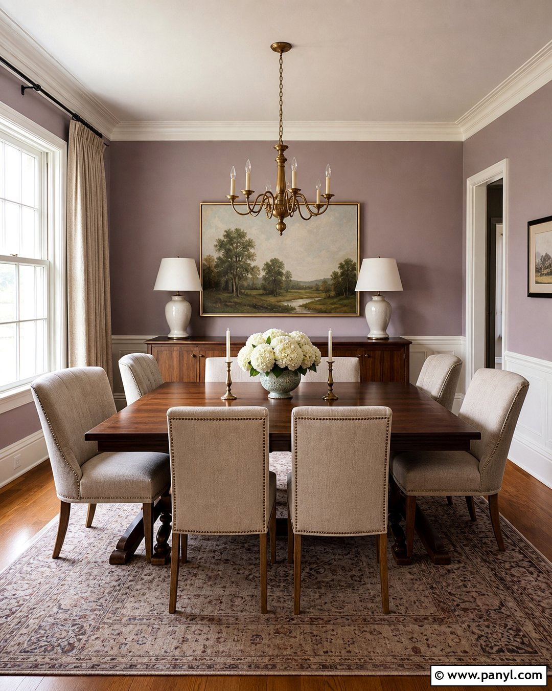 Dusty Lavender Dining Room Walls - 35 Lavender Wall Paint Ideas