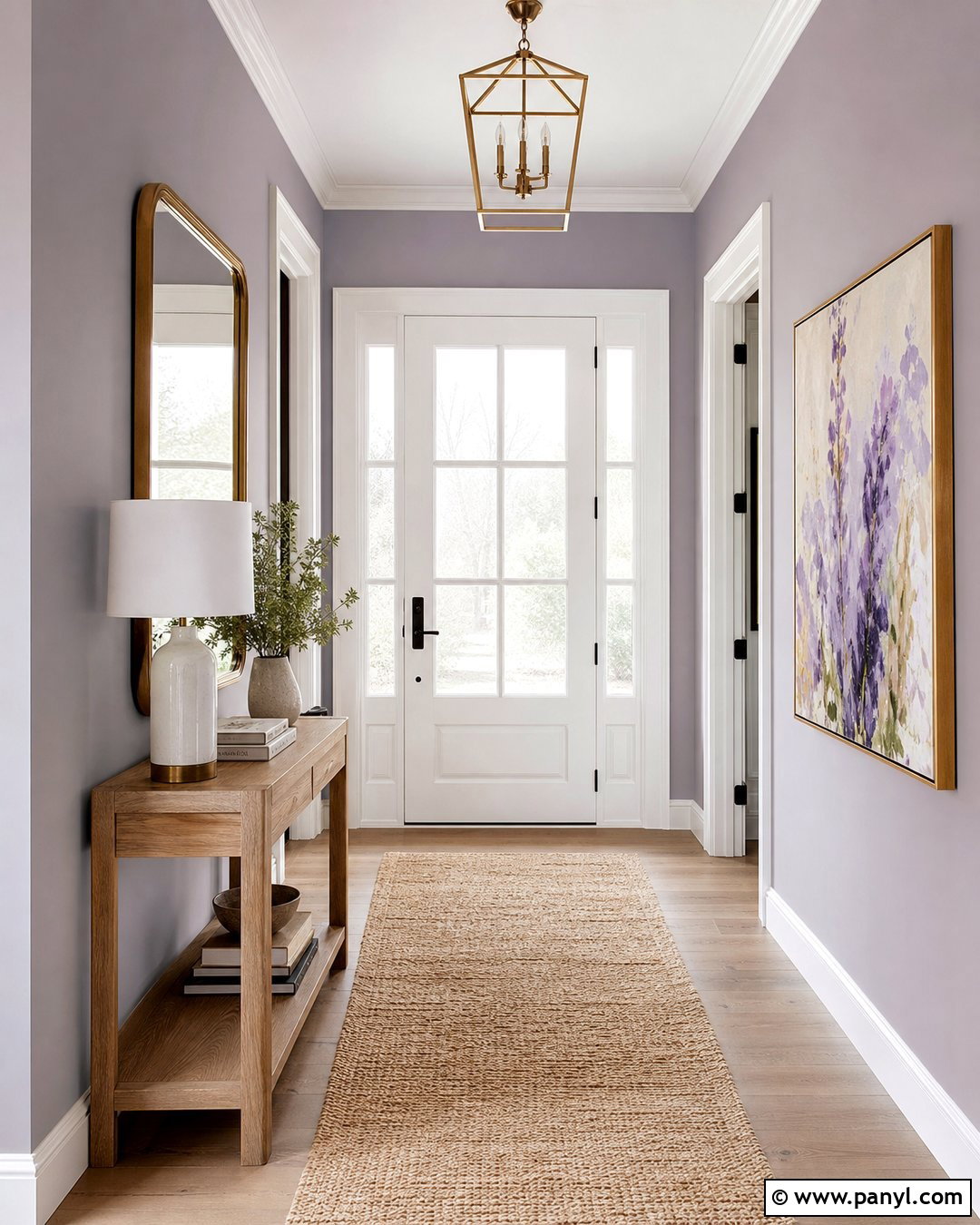 Dusty Lavender Foyer - 20 Best Foyer Colors