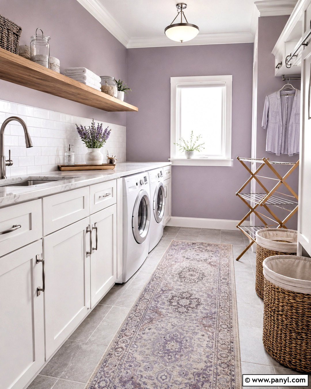 Dusty Lavender Laundry Room Walls - 20 Wall Color For Laundry Room Ideas