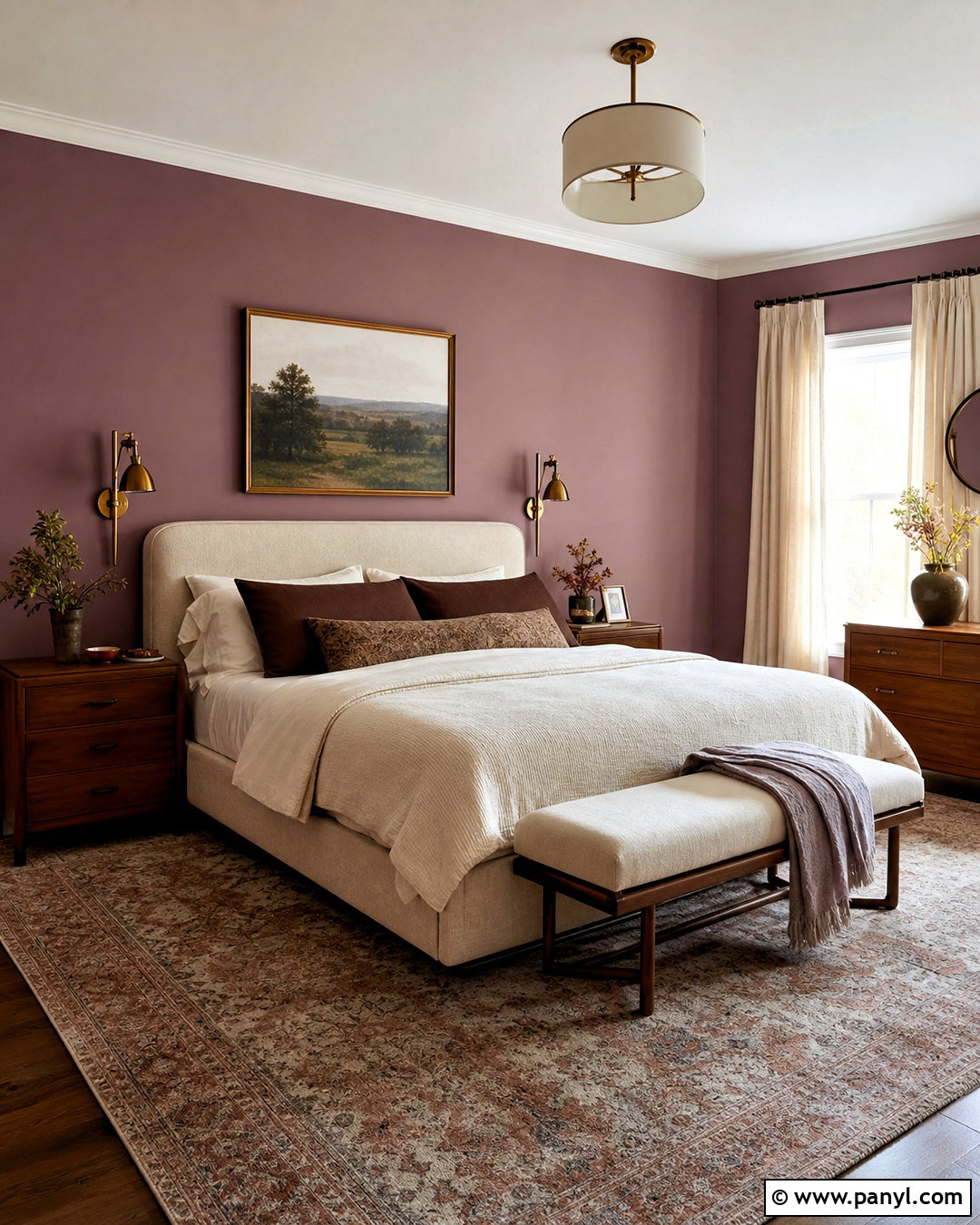 Dusty Mauve Bedroom Walls - 20 purple bedroom walls paint ideas