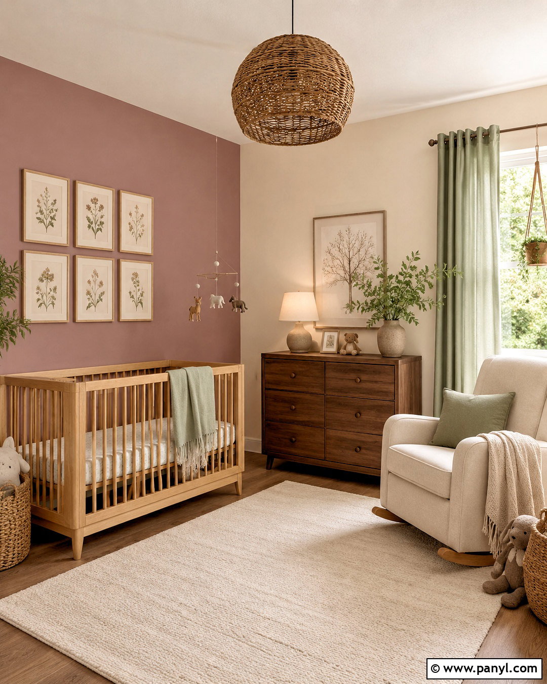 Dusty Mauve Nursery Walls - 20 Woodland Nursery Wall Color Ideas