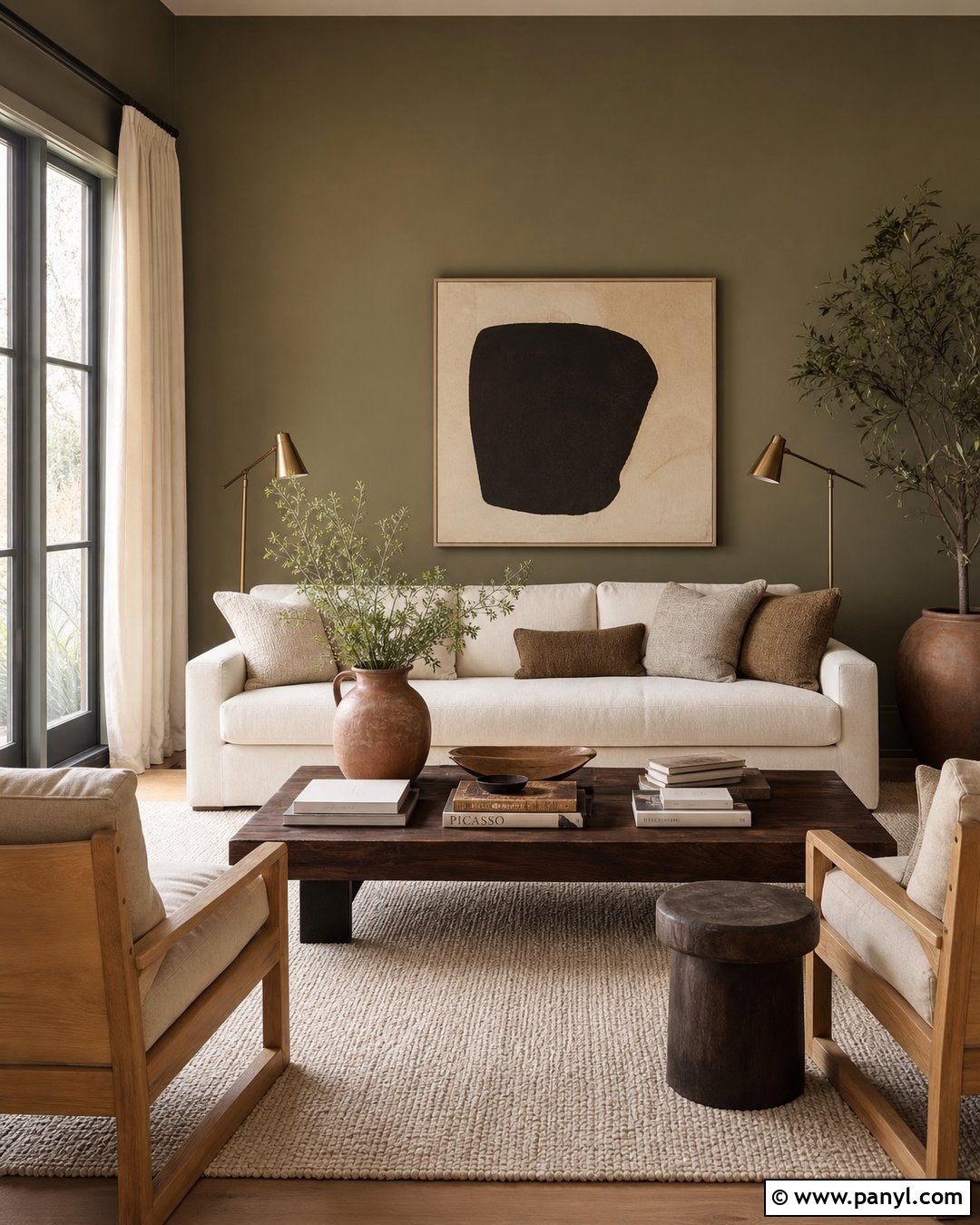 Dusty Olive Wall Shade - 20 Calming Neutral Wall Shades