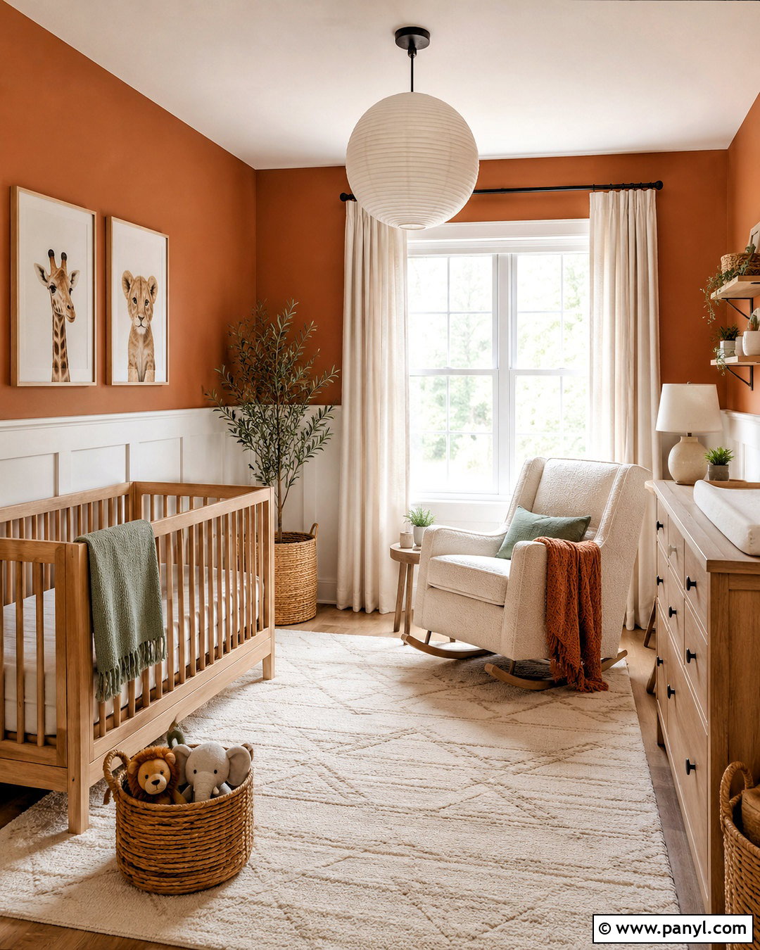 Dusty Orange Nursery Walls - 20 Warm Orange Wall Color Ideas