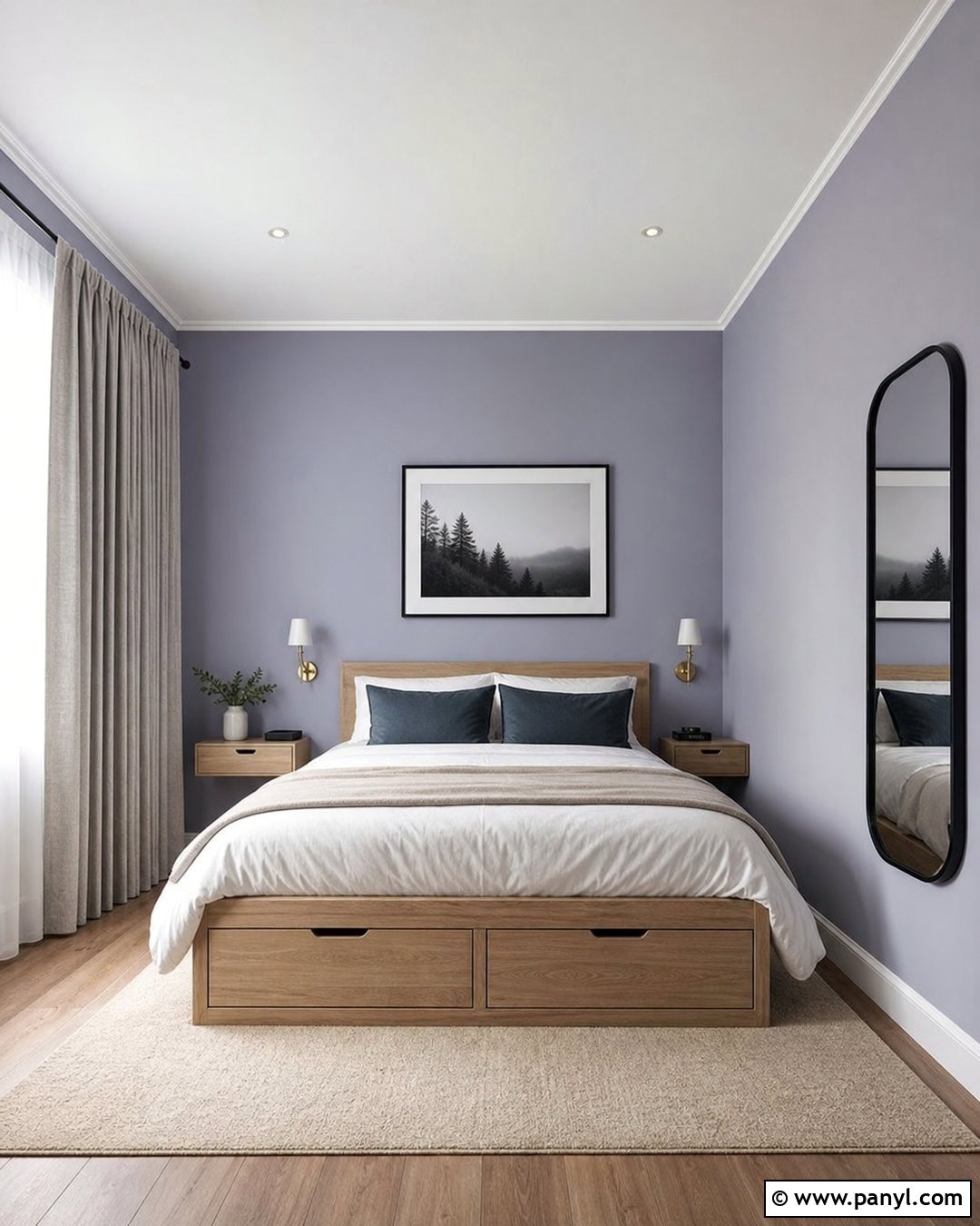Dusty Periwinkle Small Bedroom - 25 Periwinkle Wall Color Ideas