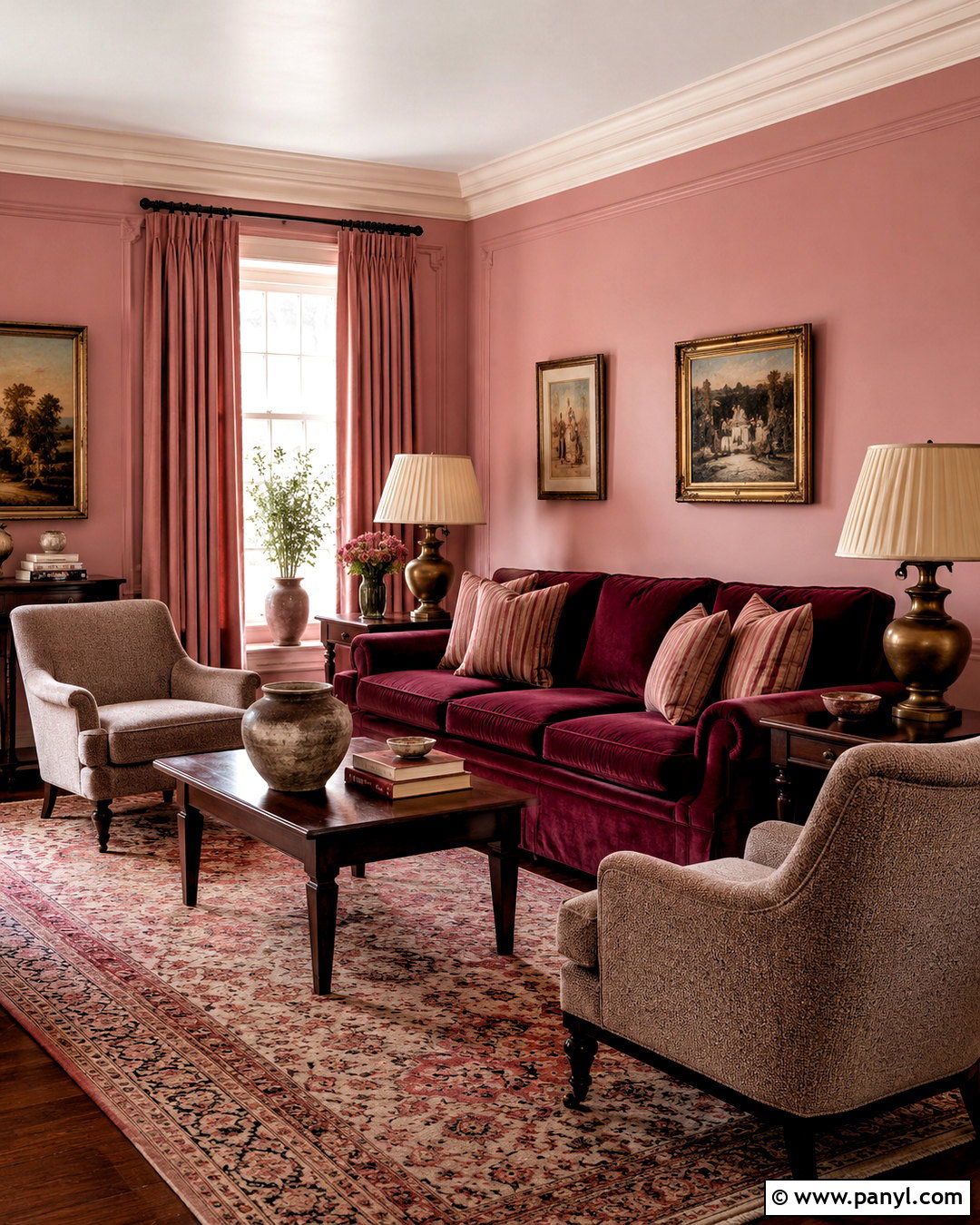 Dusty Pink And Burgundy Living Room - 20 dusty pink living room ideas