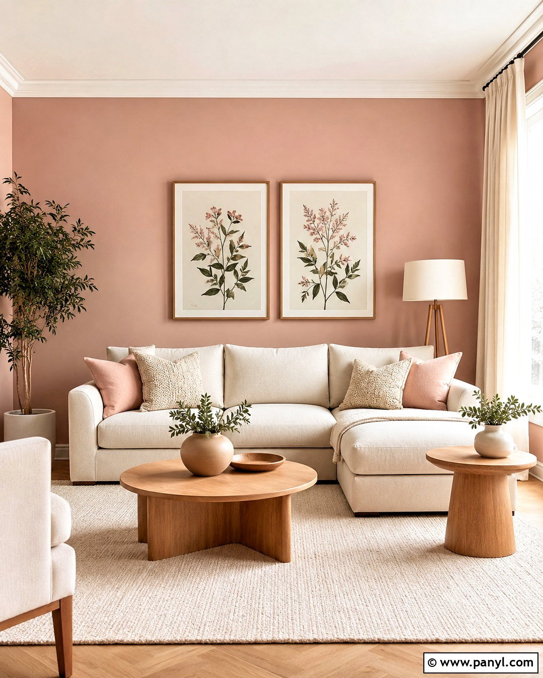 Dusty Pink And Cream Living Room - 20 dusty pink living room ideas