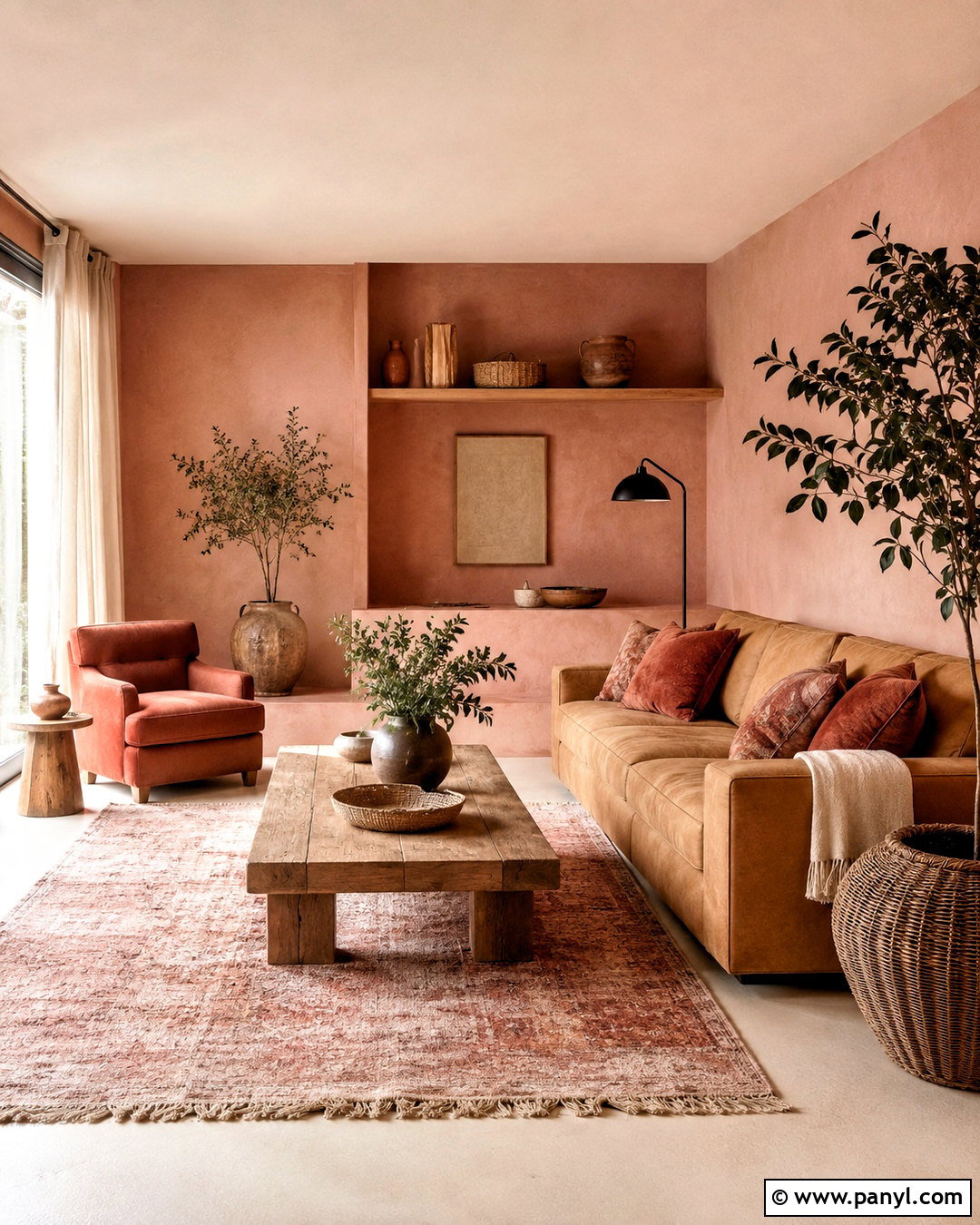 Dusty Pink And Terracotta Living Room - 20 dusty pink living room ideas