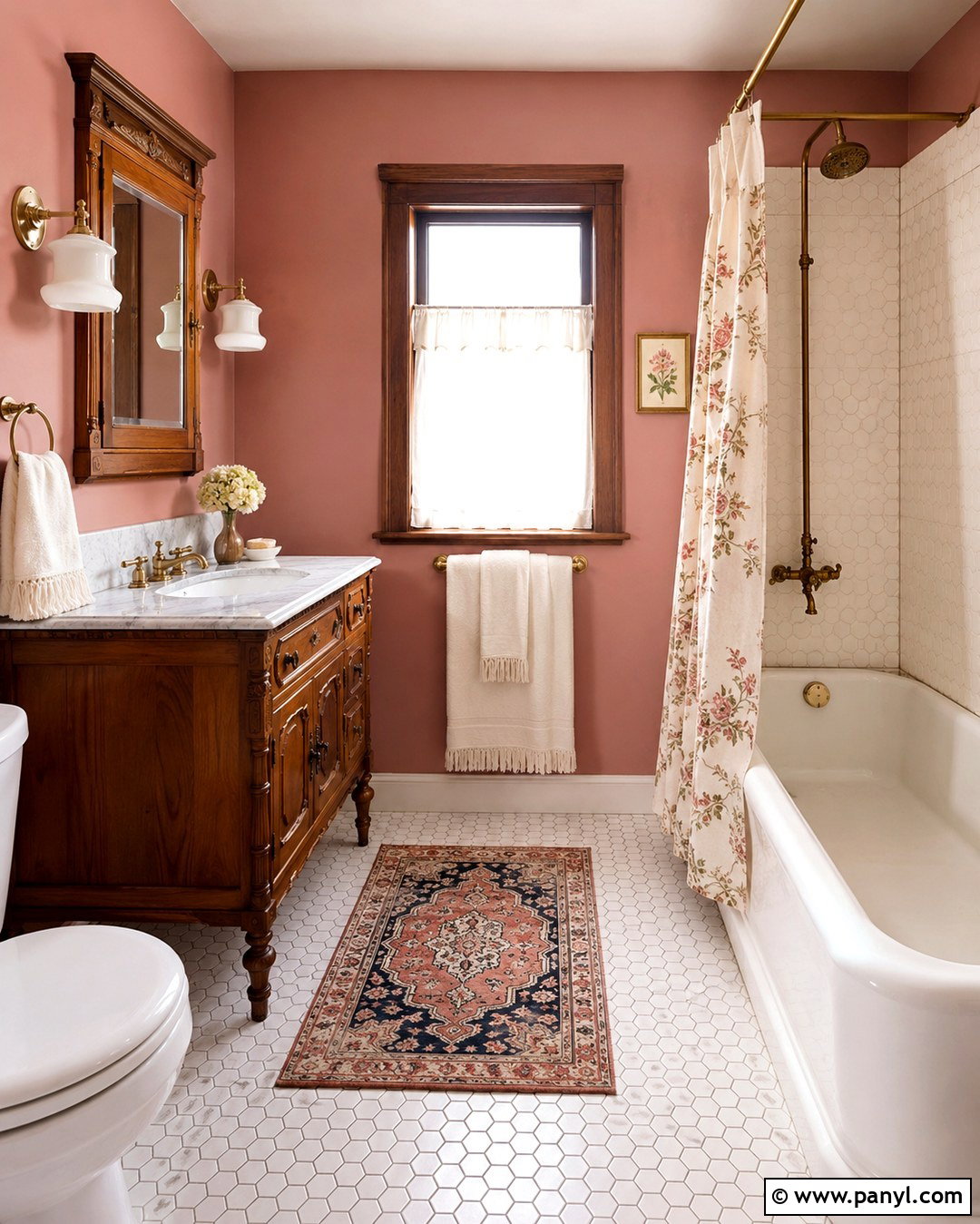 Dusty Pink Bathroom Wall Paneling - 20 Dusty Pink Bathroom Walls