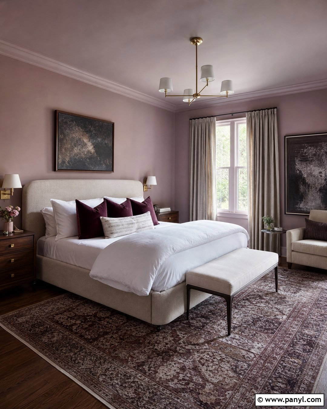 Dusty Pink Bedroom Walls - 35 Pink Painted Walls