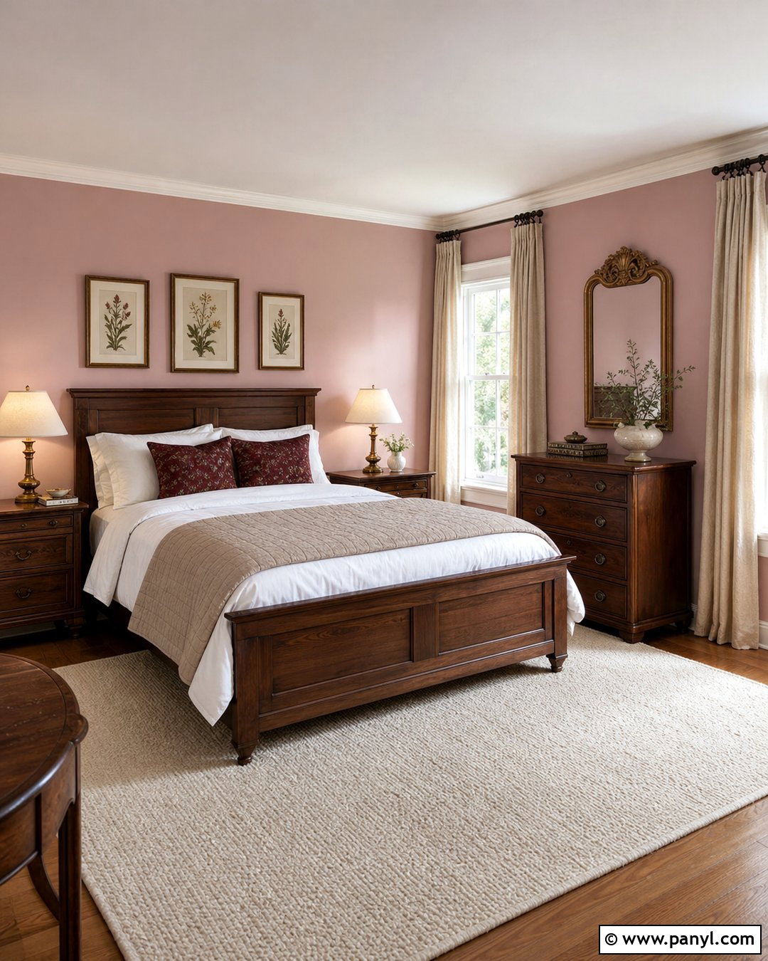 Dusty Pink Bedroom Walls - 25 Soft Pink Wall Paint Ideas