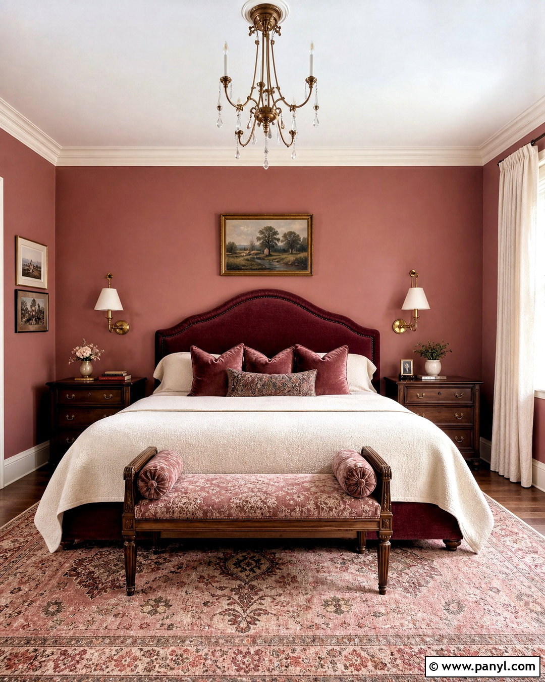 Dusty Pink Bedroom With Burgundy - 20 dusty pink bedroom ideas