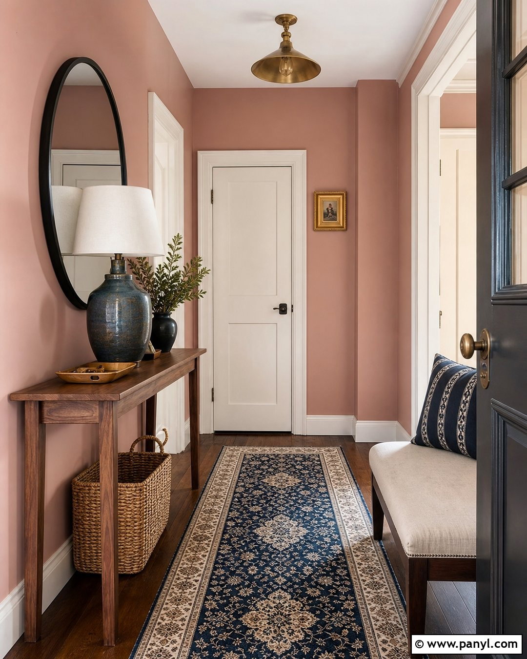 Dusty Pink Entryway Walls - 35 dusty pink walls