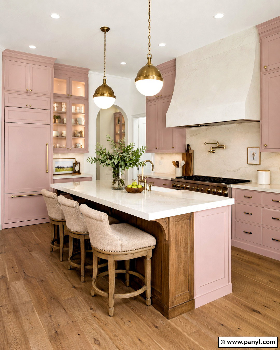 20 Dusty Pink Kitchen Cabinets for a Chic, Unexpected Update