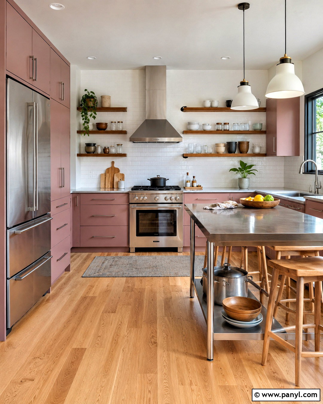 Dusty Pink Kitchen Cabinets With Stainless Steel - 20 dusty pink kitchen cabinets
