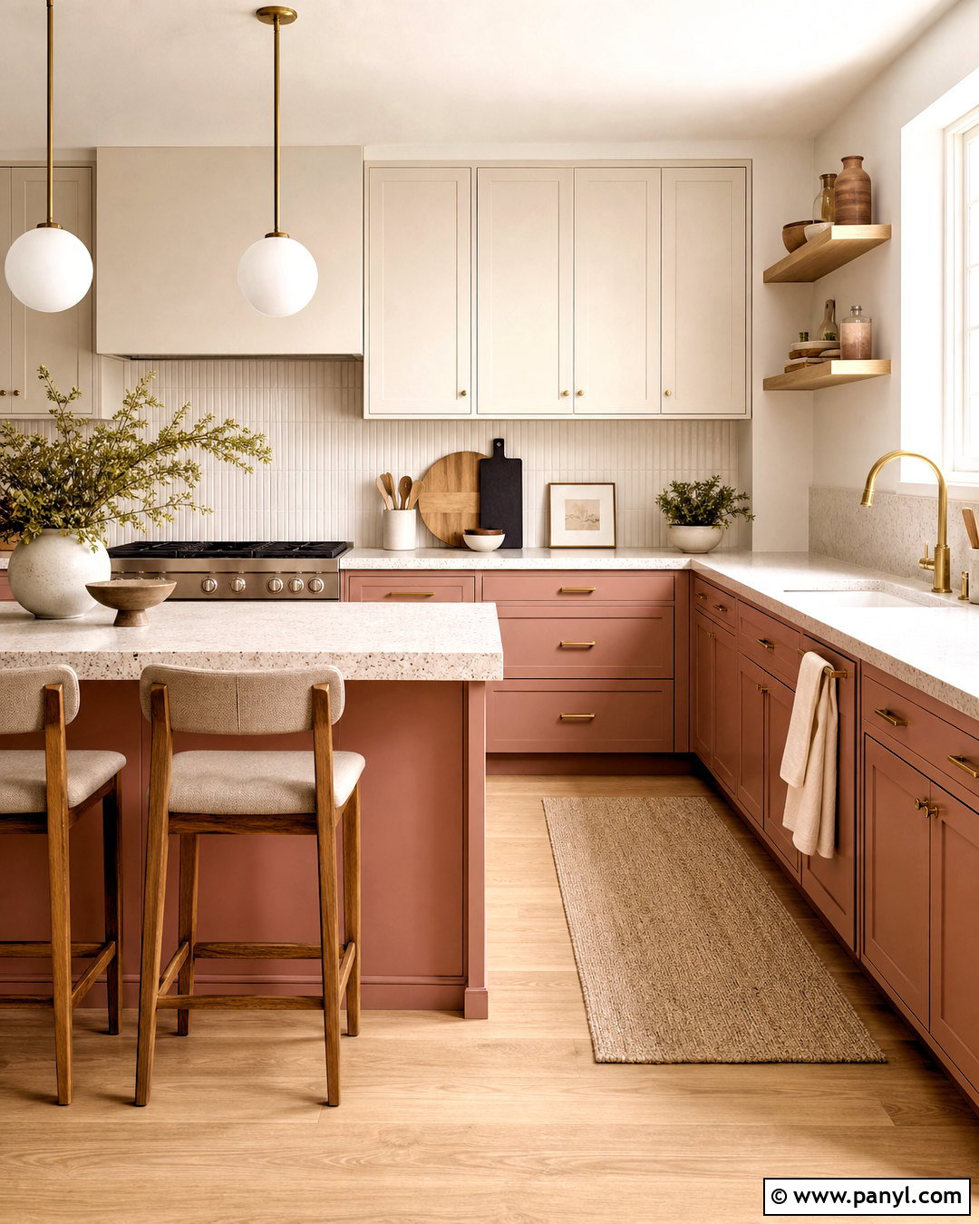 Dusty Pink Kitchen Paint - 20 kitchen paint colours