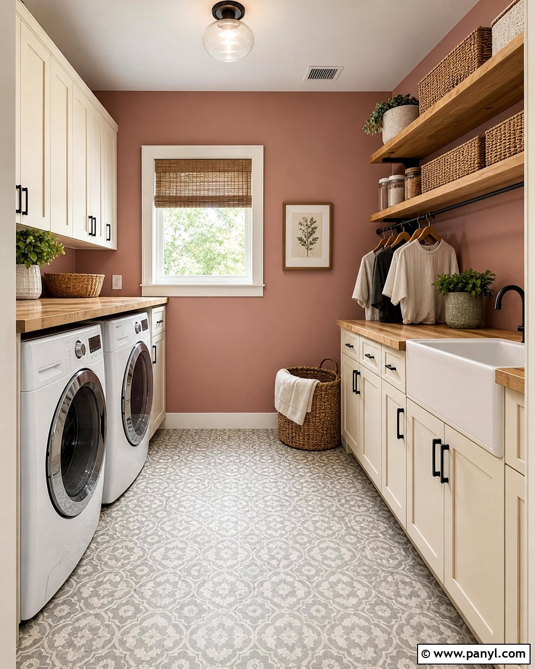 Dusty Pink Laundry Room Walls - 35 dusty pink walls
