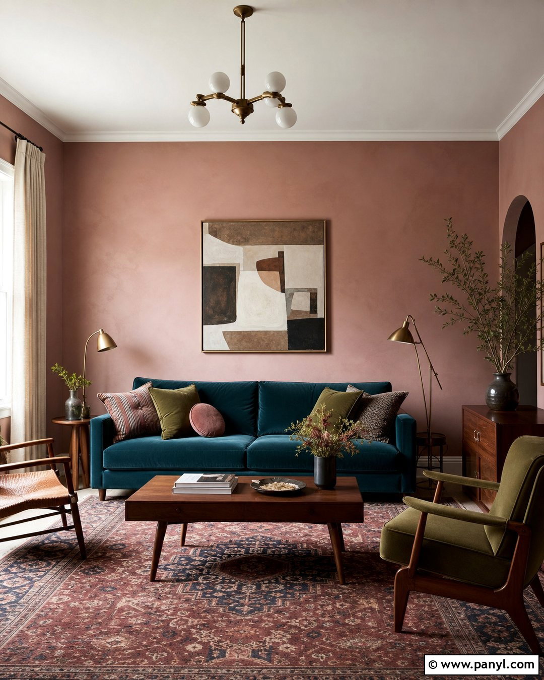 Dusty Pink Living Room Wall Paint - 20 Best Wall Paint Colors For Living Room Ideas