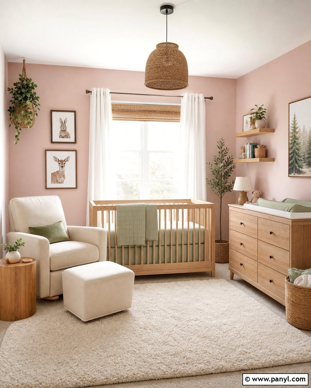 Dusty Pink Nursery Walls - 35 dusty pink walls