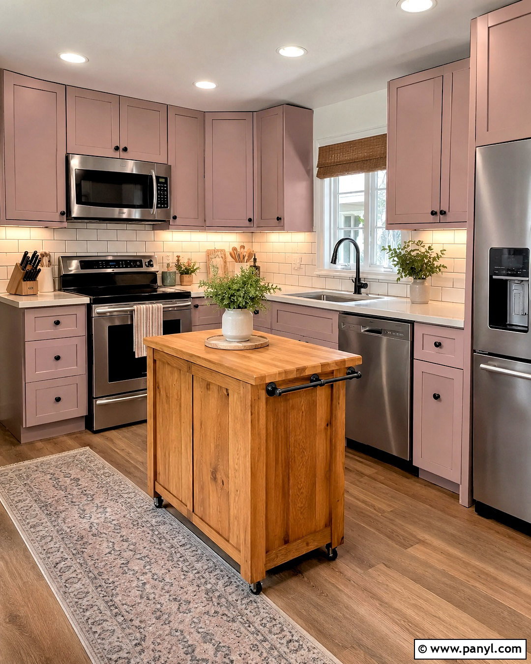 Dusty Pink Painted Kitchen Cabinets - 20 dusty pink kitchen cabinets