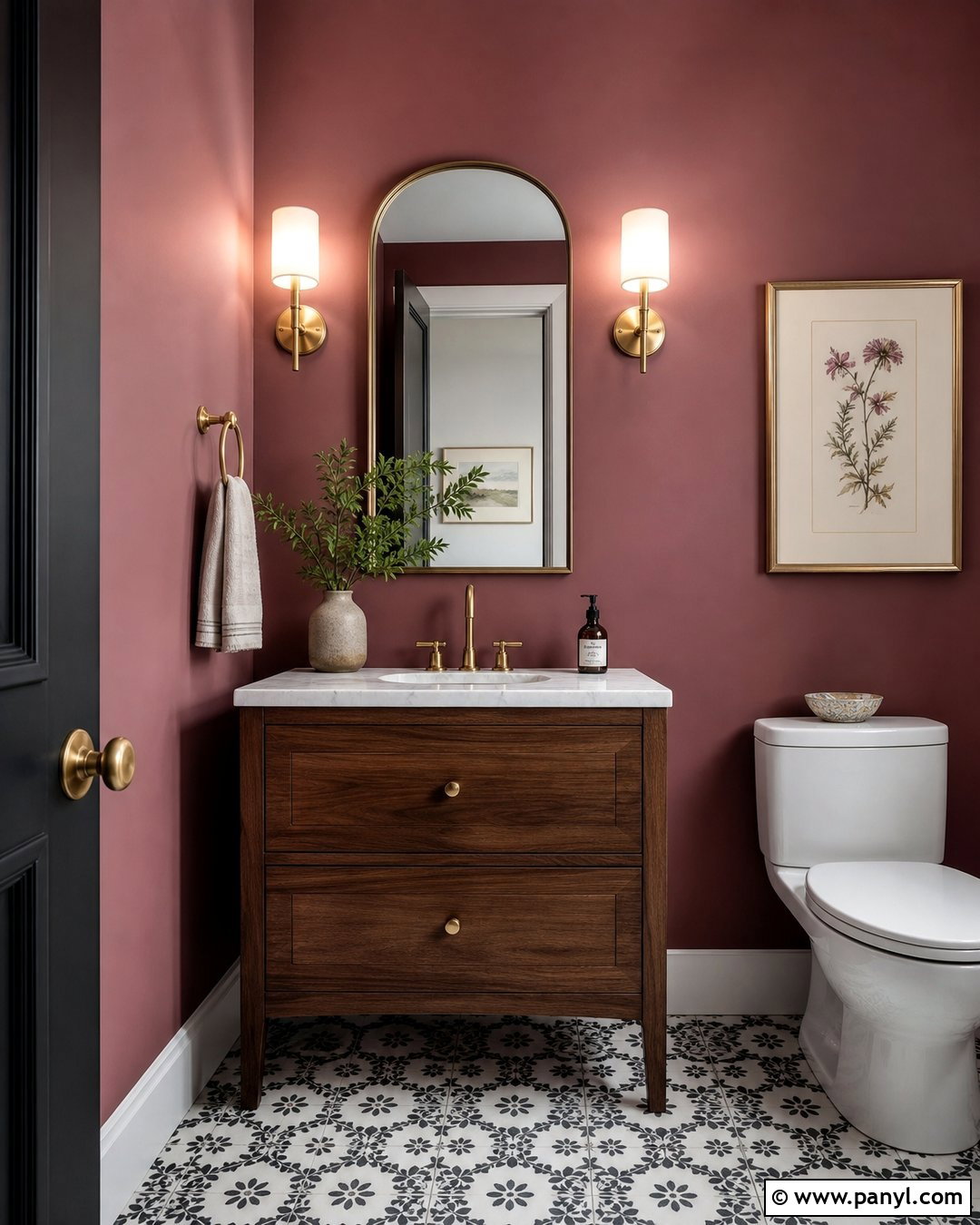 Dusty Pink Powder Room Walls - 35 dusty pink walls