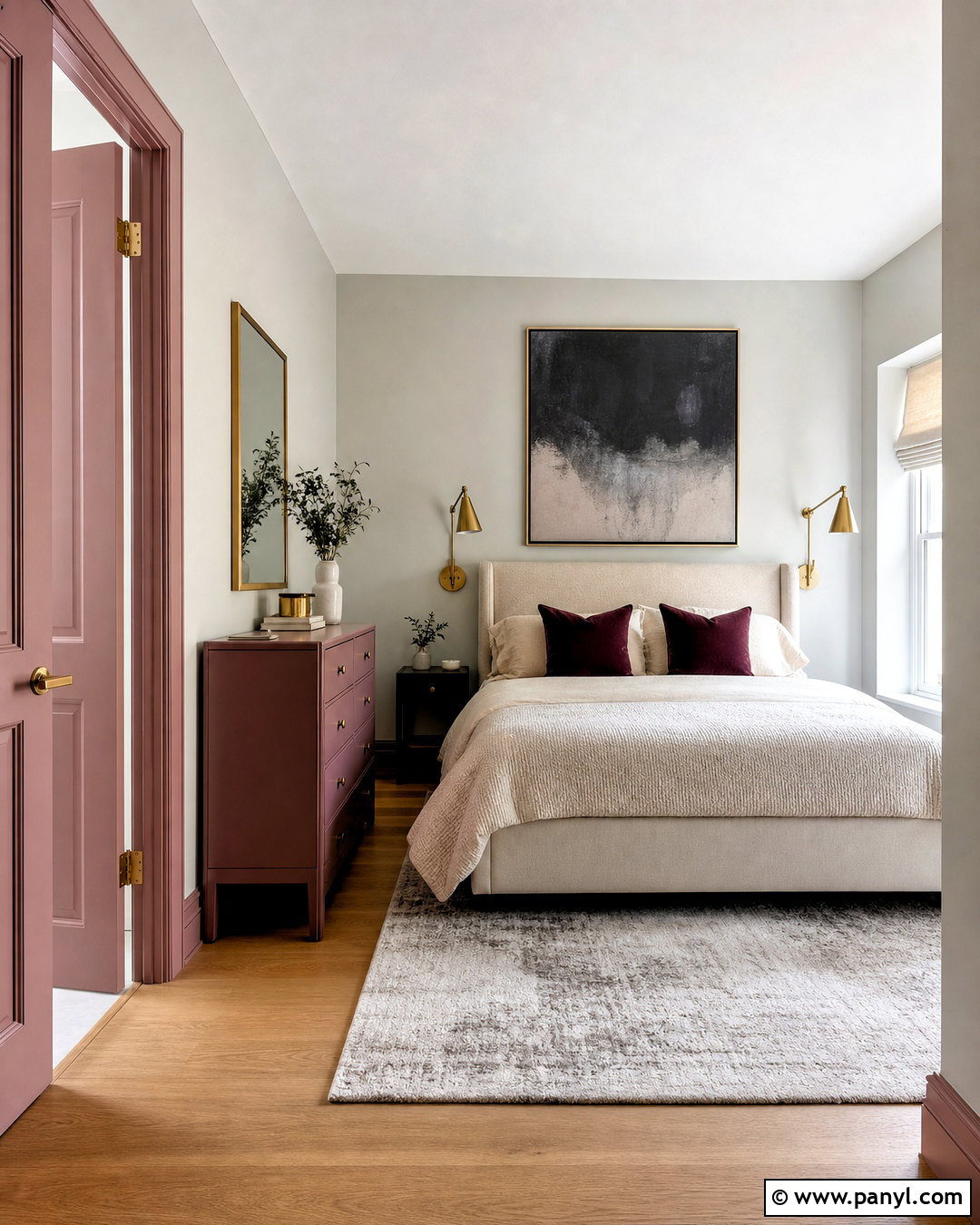 Dusty Pink Skirting Boards With Gray Walls - 20 skirting board ideas colour ideas
