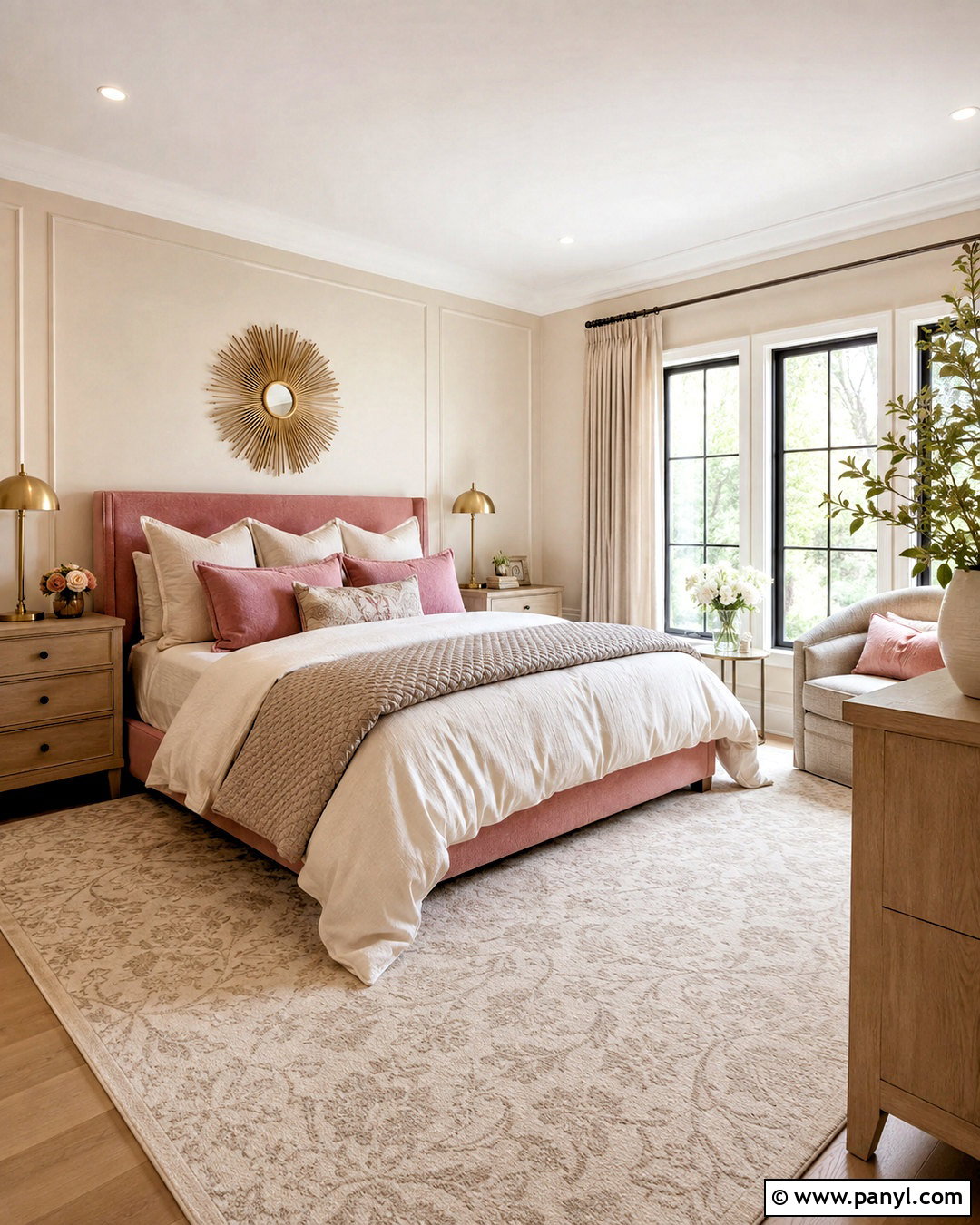 Dusty Pink With Magnolia Walls - 20 What Colour Goes With Magnolia Walls