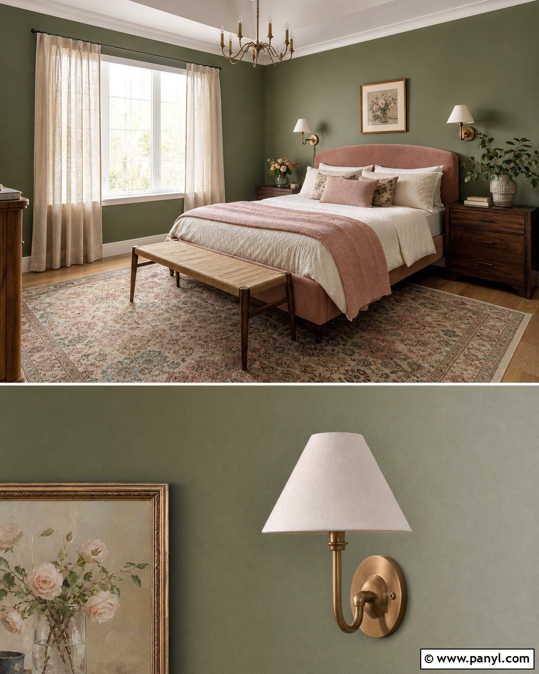 Dusty Rose Accent Color For Green Walls - 20 Accent Color For Green Walls