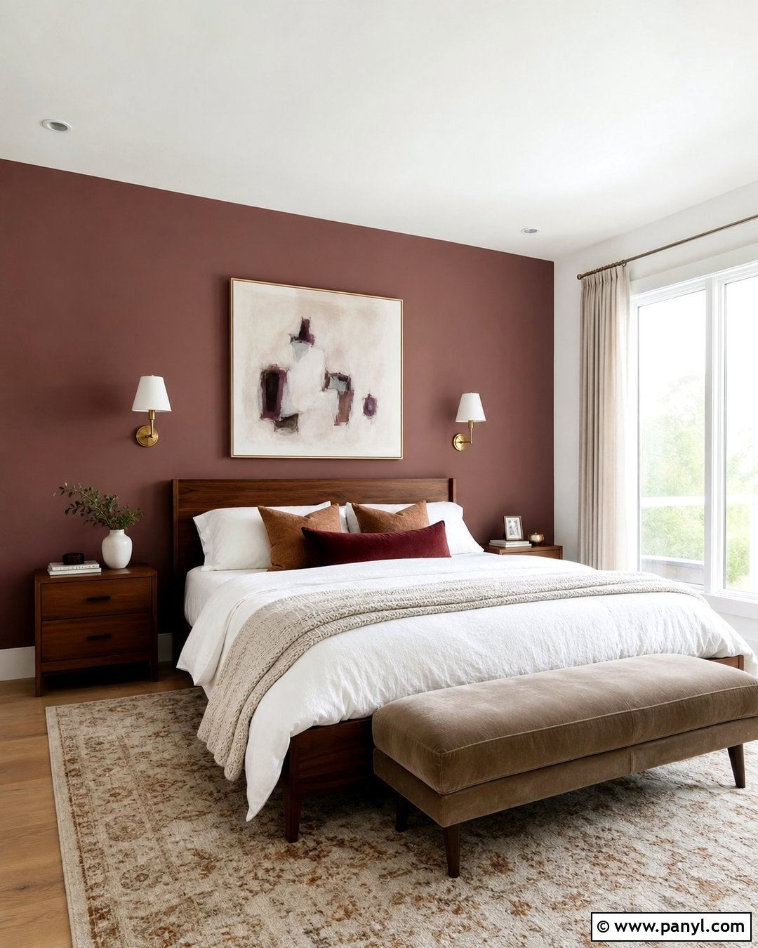 Dusty Rose Accent Wall - 20 Accent Wall Color For White Room Ideas