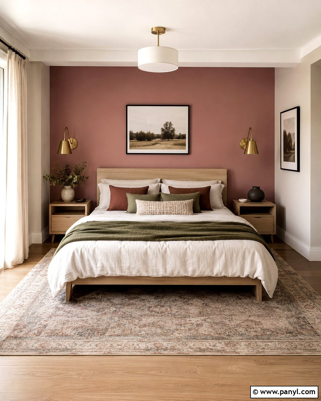 Dusty Rose Accent Wall - 20 Accent Wall Colors 2027