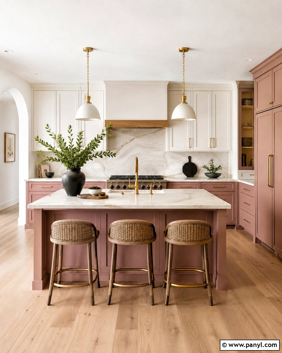 Dusty Rose And Brushed Brass - 20 dusty rose color palette ideas