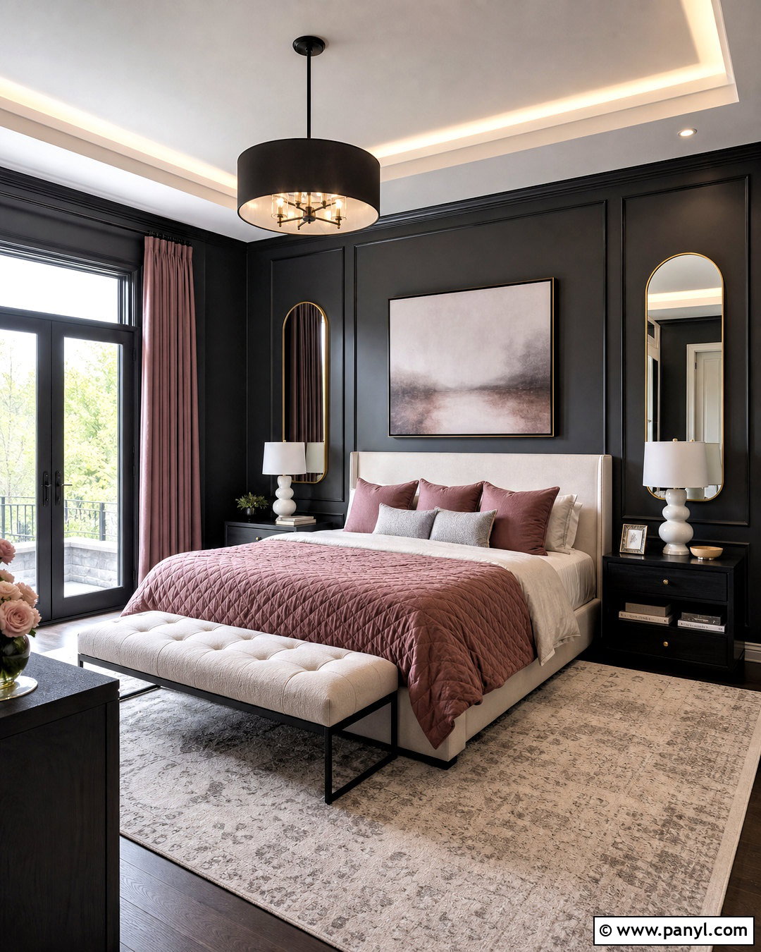 Dusty Rose And Charcoal Bedroom - 20 dusty rose bedroom ideas
