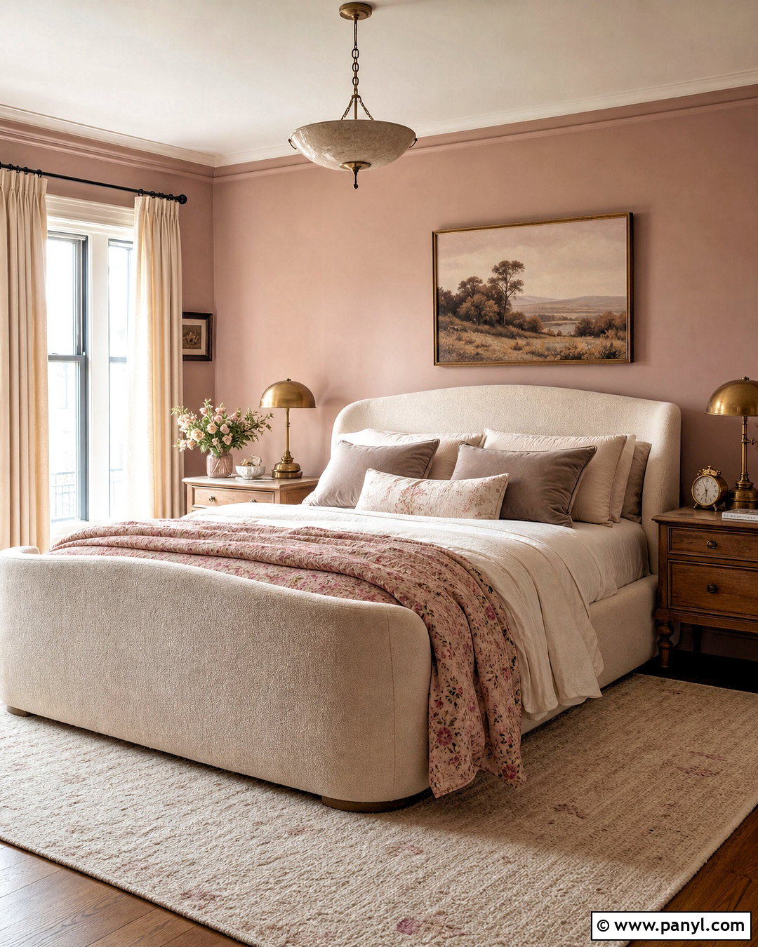 Dusty Rose And Cream Bedroom - 20 aesthetic room color ideas bedroom ideas