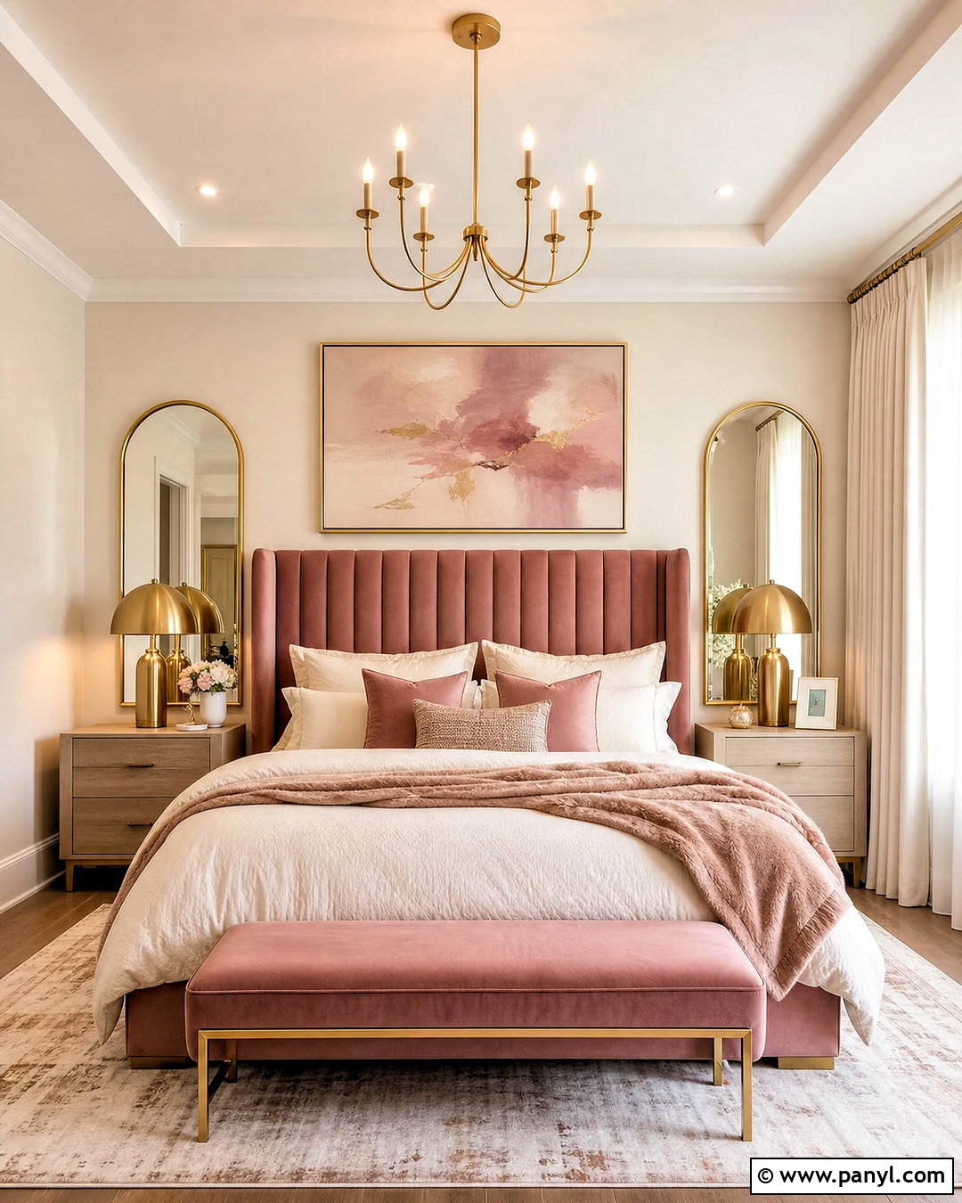 Dusty Rose And Gold Bedroom - 20 dusty rose bedroom ideas