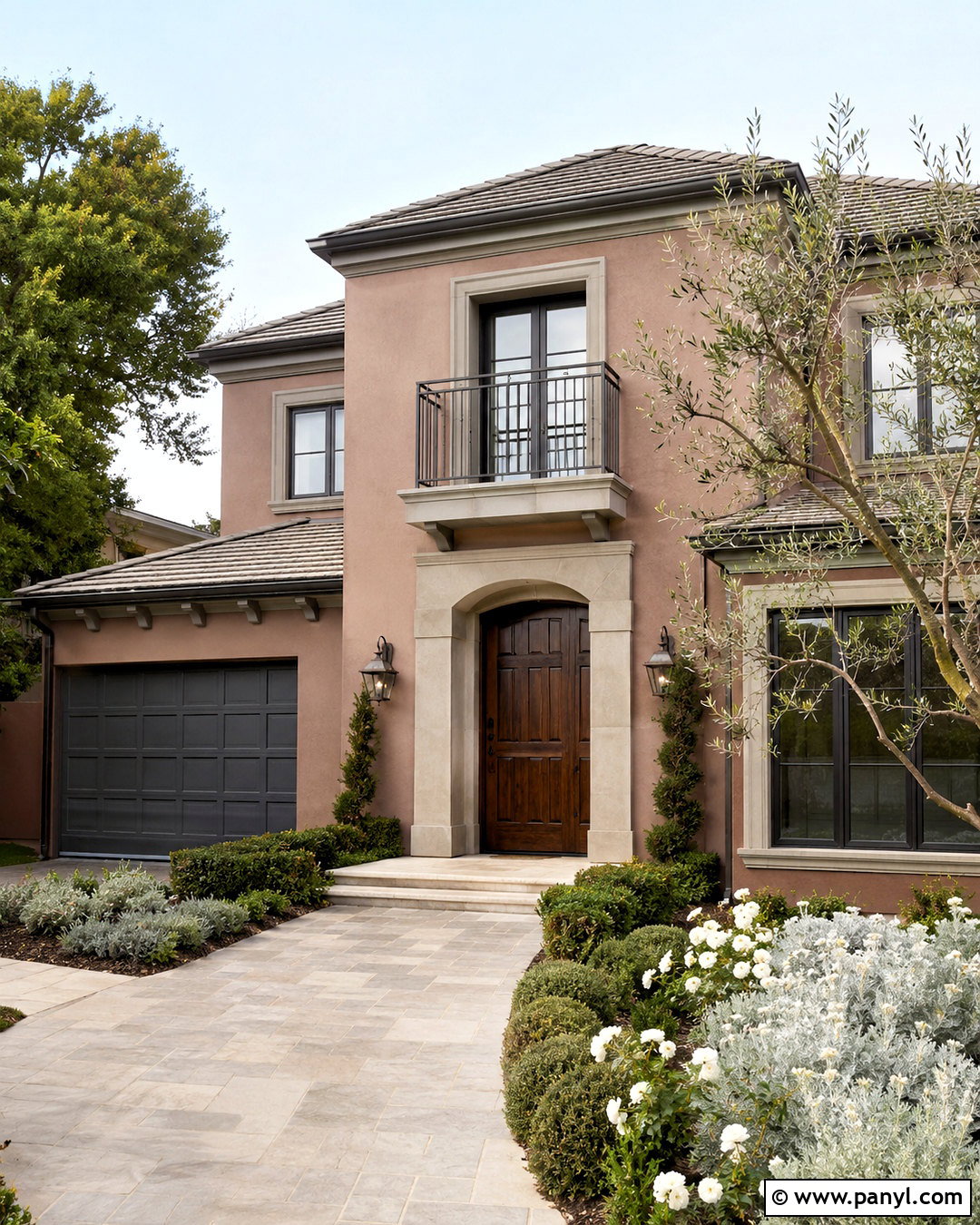 Dusty Rose And Gray Outer Wall - 20 outer wall colour combination ideas