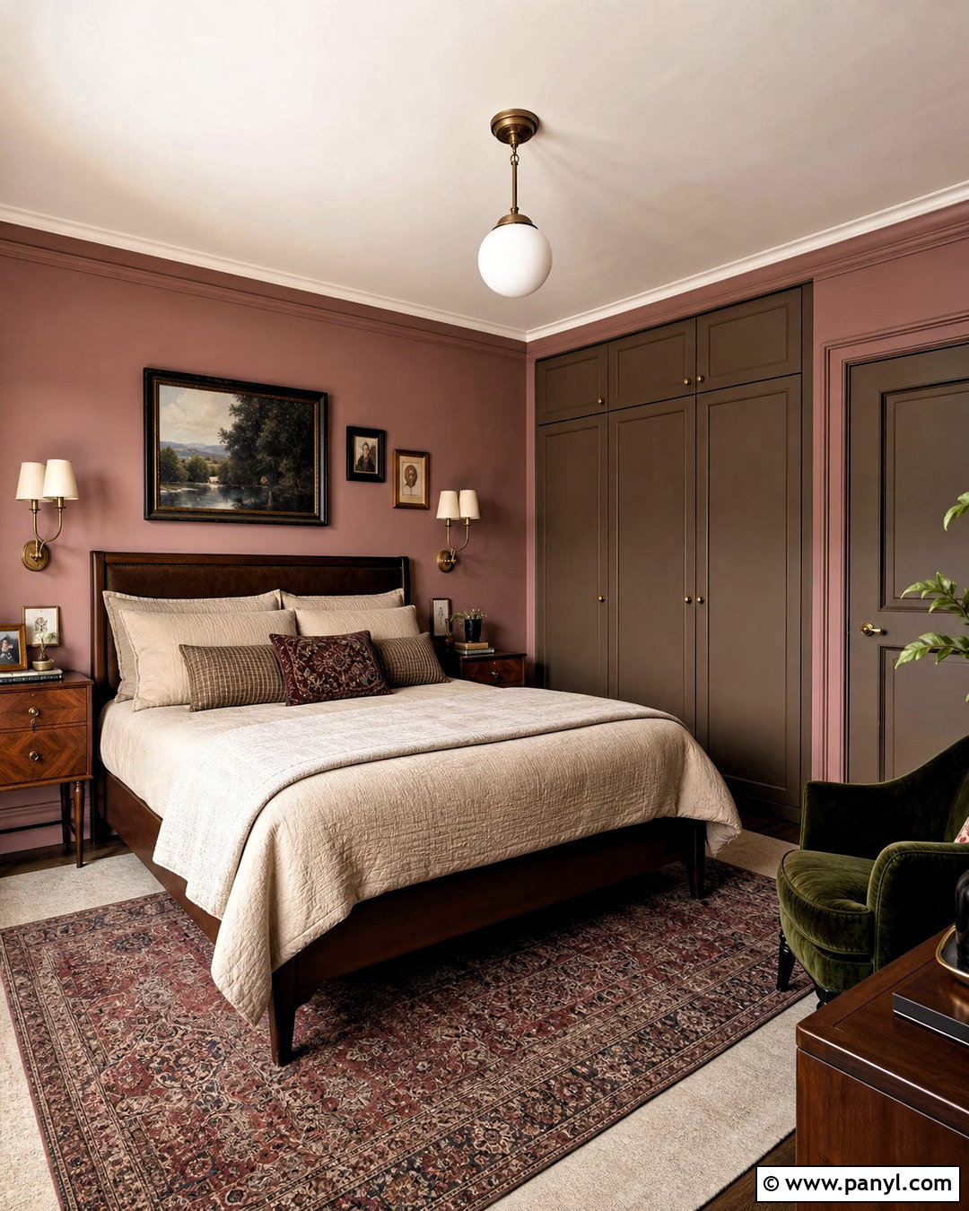 Dusty Rose And Mushroom Interior Paint Scheme - 20 interior paint colors schemes