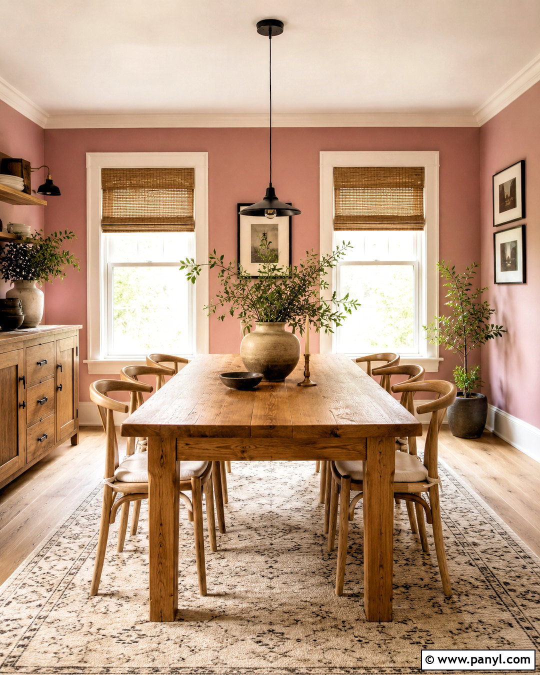 Dusty Rose And Natural Wood - 20 dusty rose color palette ideas
